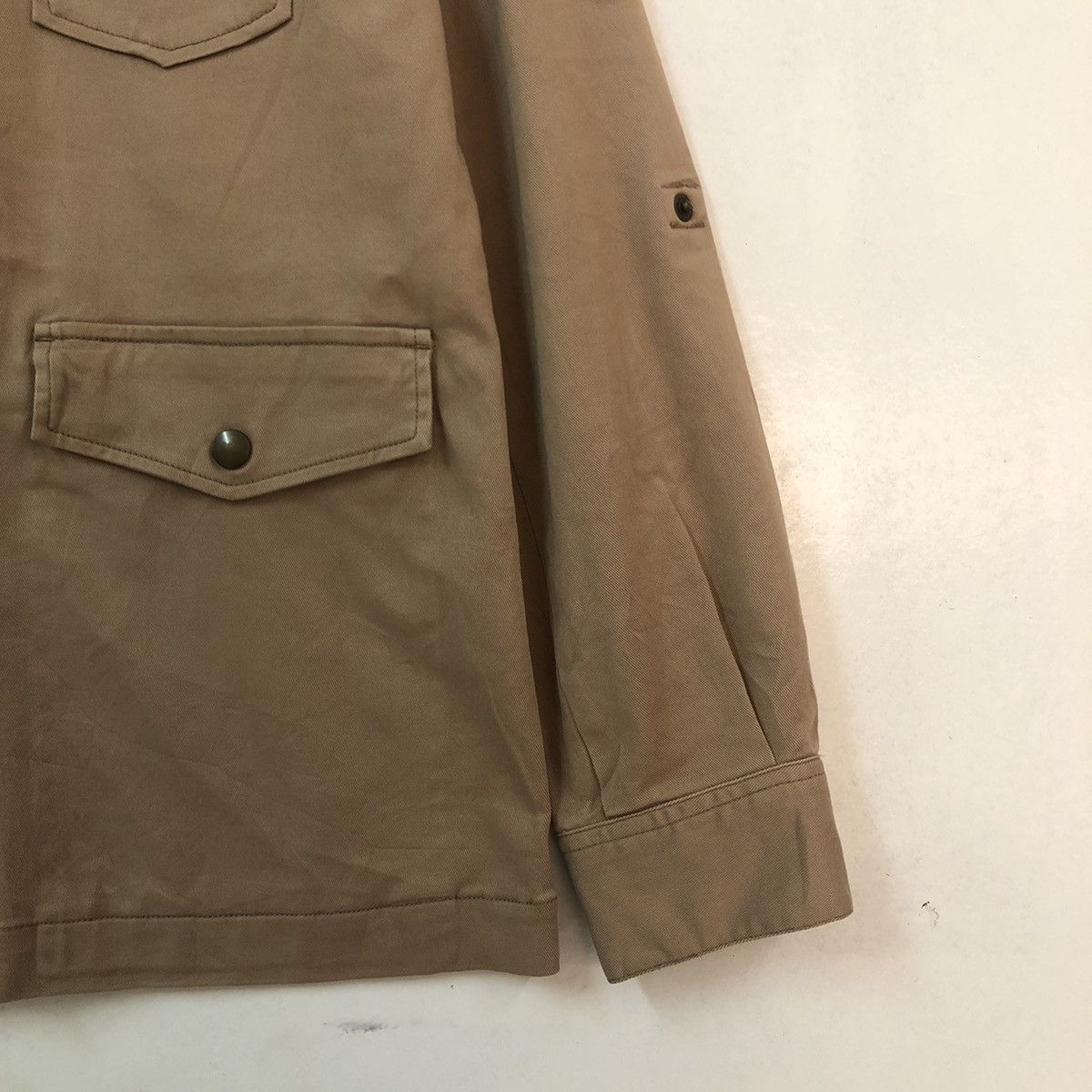 Japanese Brand VINTAGE HIKORY CHORE JACKET X GIRL JAPAN MADE PUNK STYLE Size US S / EU 44-46 / 1 - 4 Thumbnail
