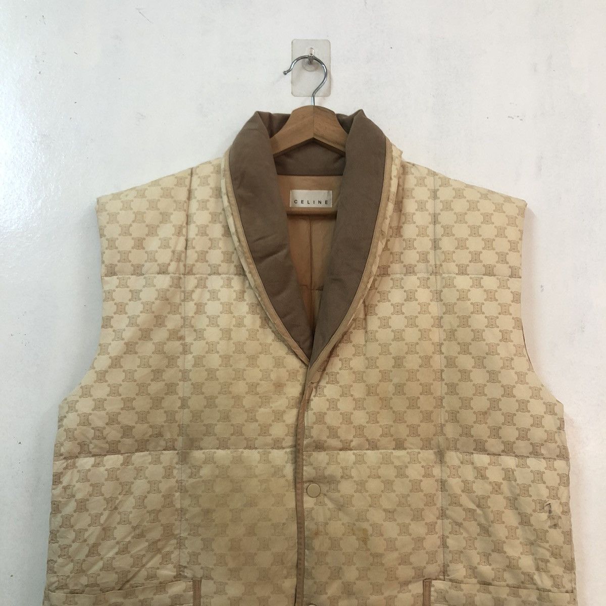 Celine FULL PRINT LIGHT PUFFER VEST CELINE Size US M / EU 48-50 / 2 - 2 Thumbnail