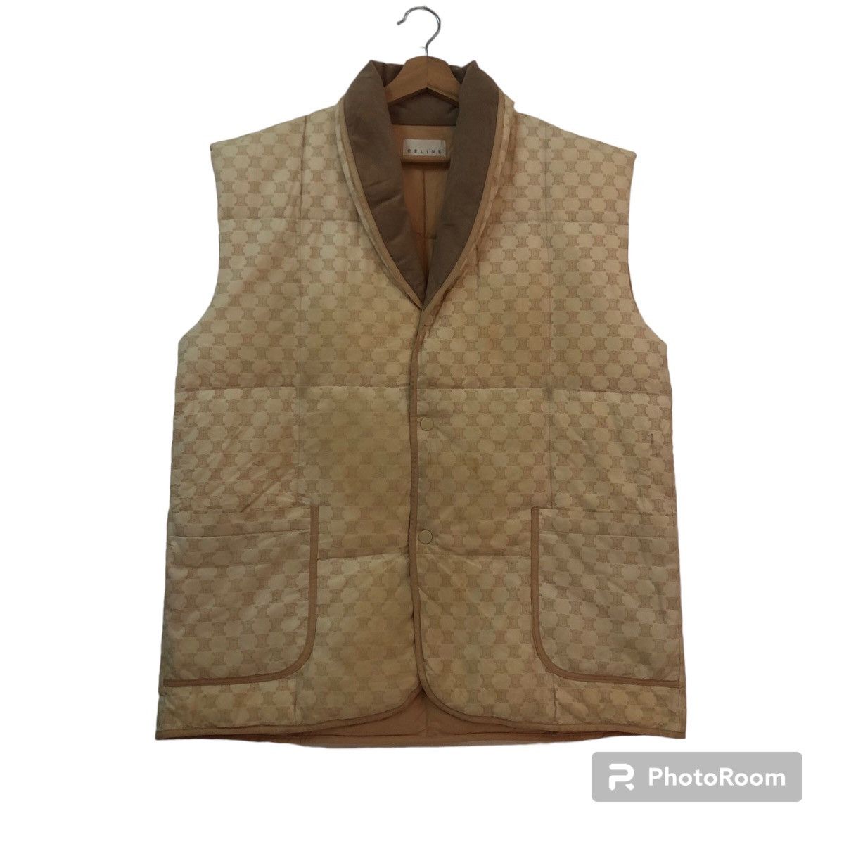 Celine FULL PRINT LIGHT PUFFER VEST CELINE Size US M / EU 48-50 / 2 - 1 Thumbnail