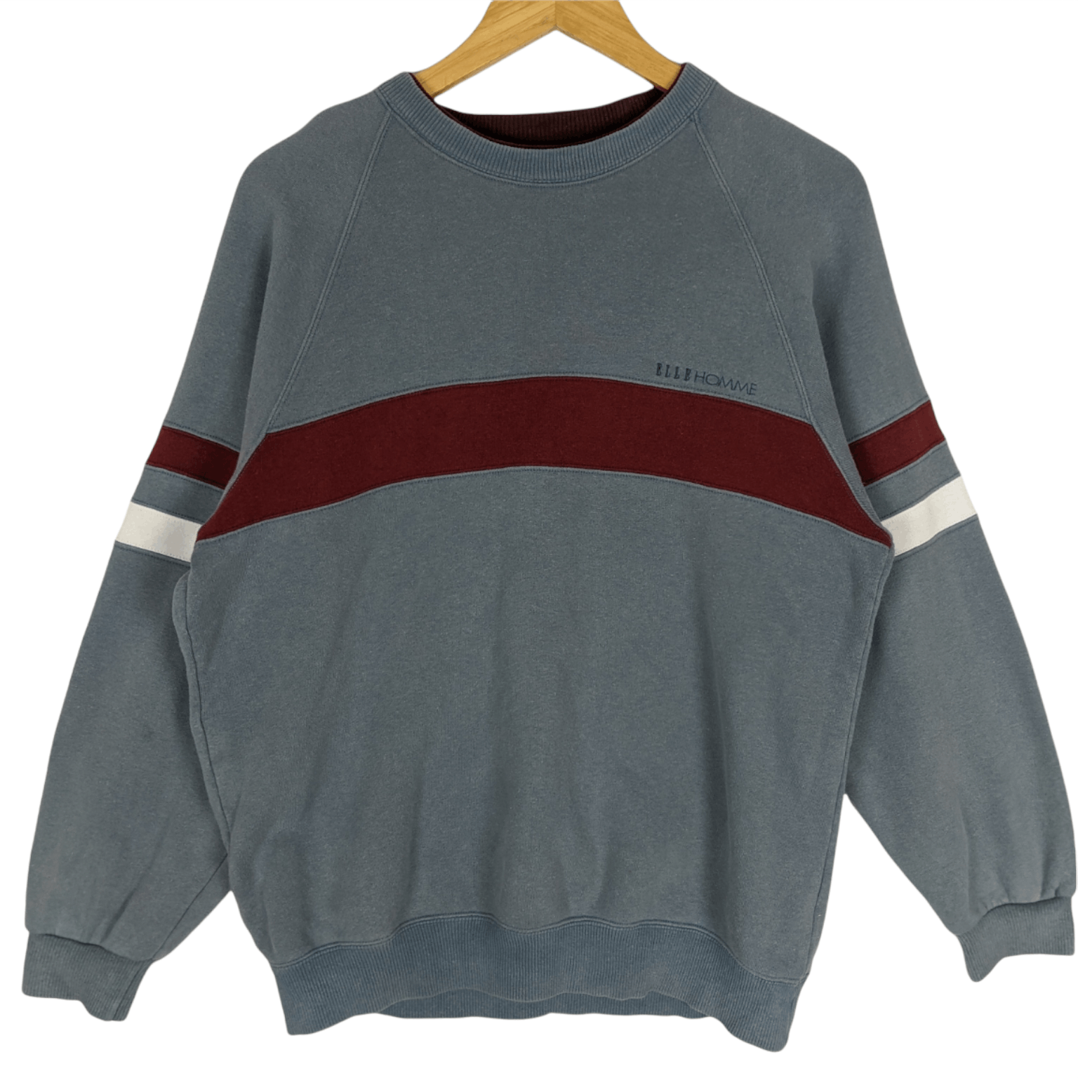 Japanese Brand Vintage ELLE Homme Jumper Sweatshirt Size US M / EU 48-50 / 2 - 2 Thumbnail