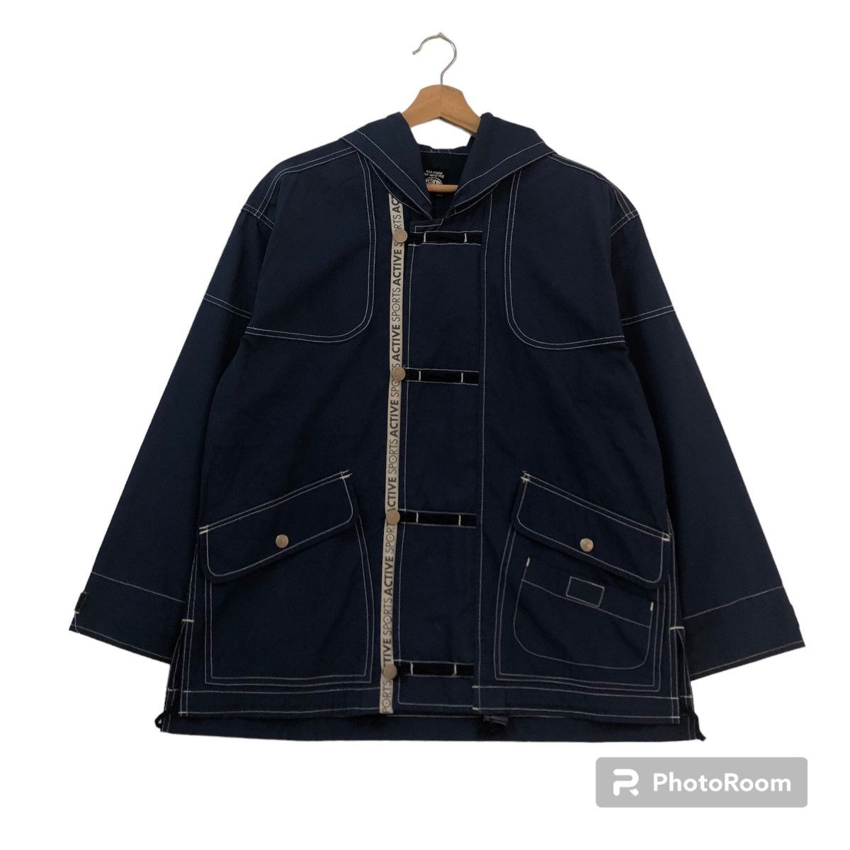 Japanese Brand HIKORY CHORE DENIM JACKET ESTACOT WORK ISSEY MIYAKE JAPAN Size US L / EU 52-54 / 3 - 1 Thumbnail