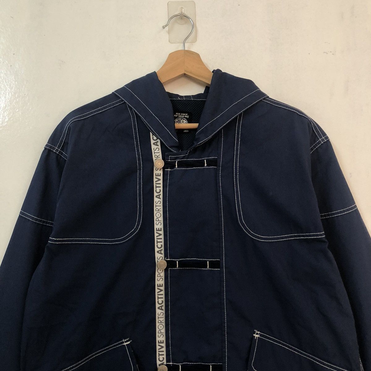 Japanese Brand HIKORY CHORE DENIM JACKET ESTACOT WORK ISSEY MIYAKE JAPAN Size US L / EU 52-54 / 3 - 2 Thumbnail