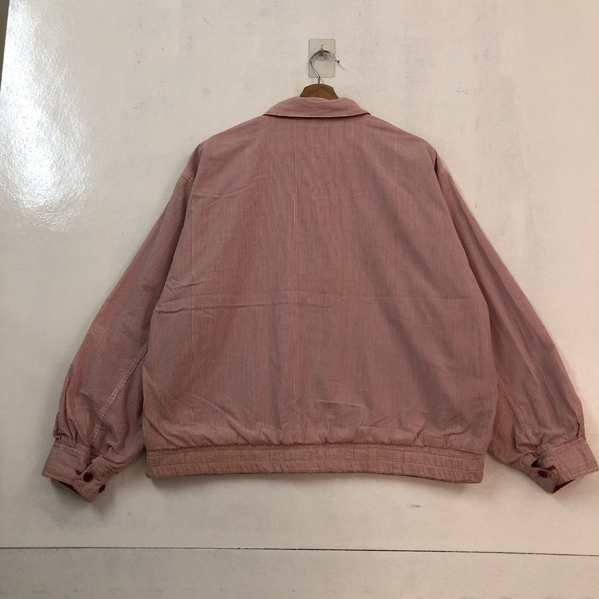 Japanese Brand VINTAGE REVERSIBLE HIKORY CHORE BOMBER JACKET ISSEY MIYAKE Size US L / EU 52-54 / 3 - 3 Thumbnail