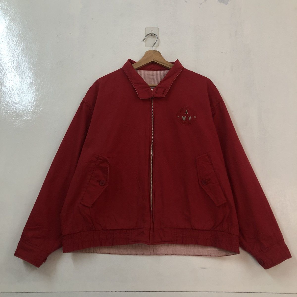 Japanese Brand VINTAGE REVERSIBLE HIKORY CHORE BOMBER JACKET ISSEY MIYAKE Size US L / EU 52-54 / 3 - 6 Thumbnail