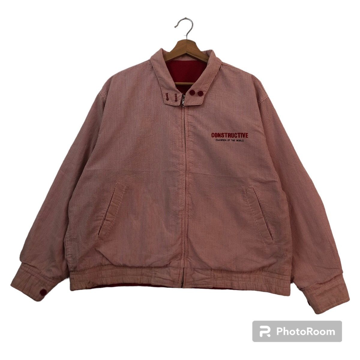 Japanese Brand VINTAGE REVERSIBLE HIKORY CHORE BOMBER JACKET ISSEY MIYAKE Size US L / EU 52-54 / 3 - 2 Thumbnail