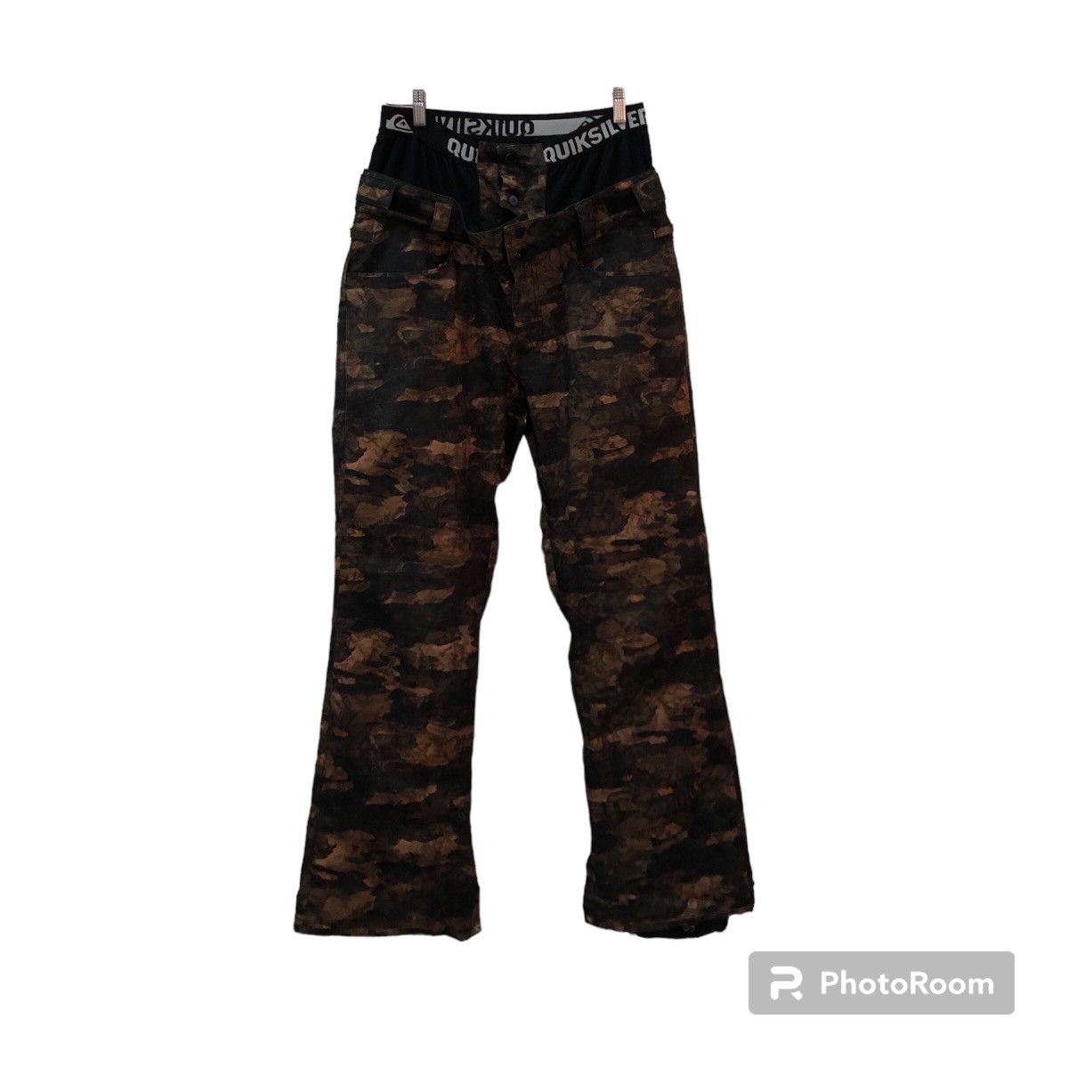 Japanese Brand VINTAGE QUICKSILVER SKI PANTS CAMO OVERPRINT Size US 30 / EU 46 - 1 Thumbnail