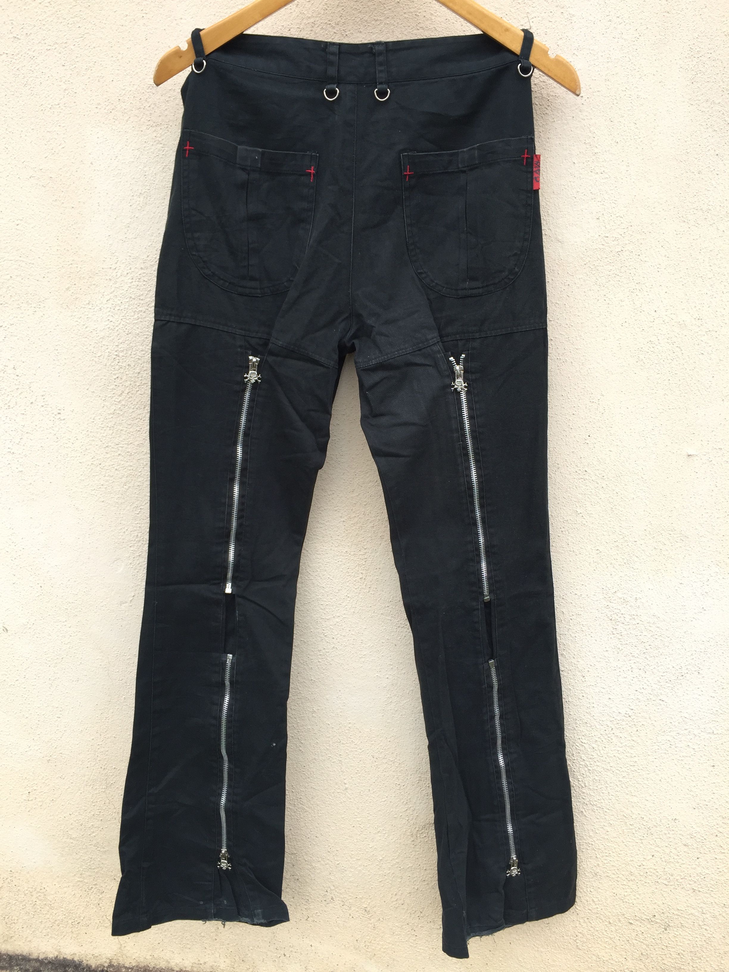 image of Mad Punk Bondage Pants Seditionaries in Black, Men's (Size 28)