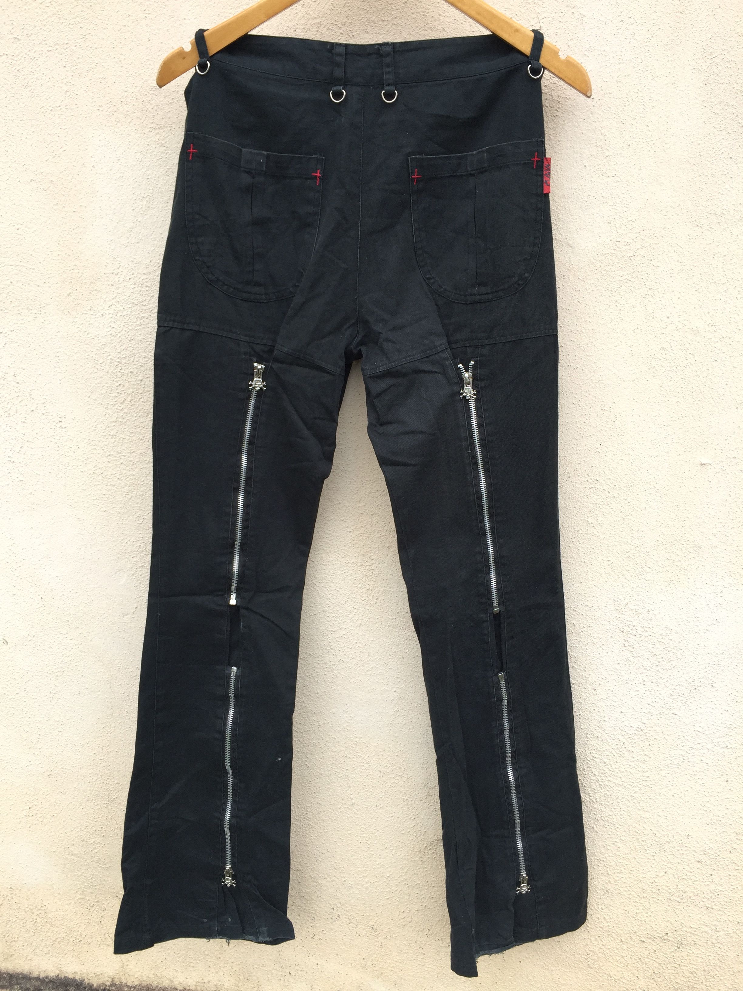 Pre-owned Seditionaries Mad Punk Bondage Pants  In Black