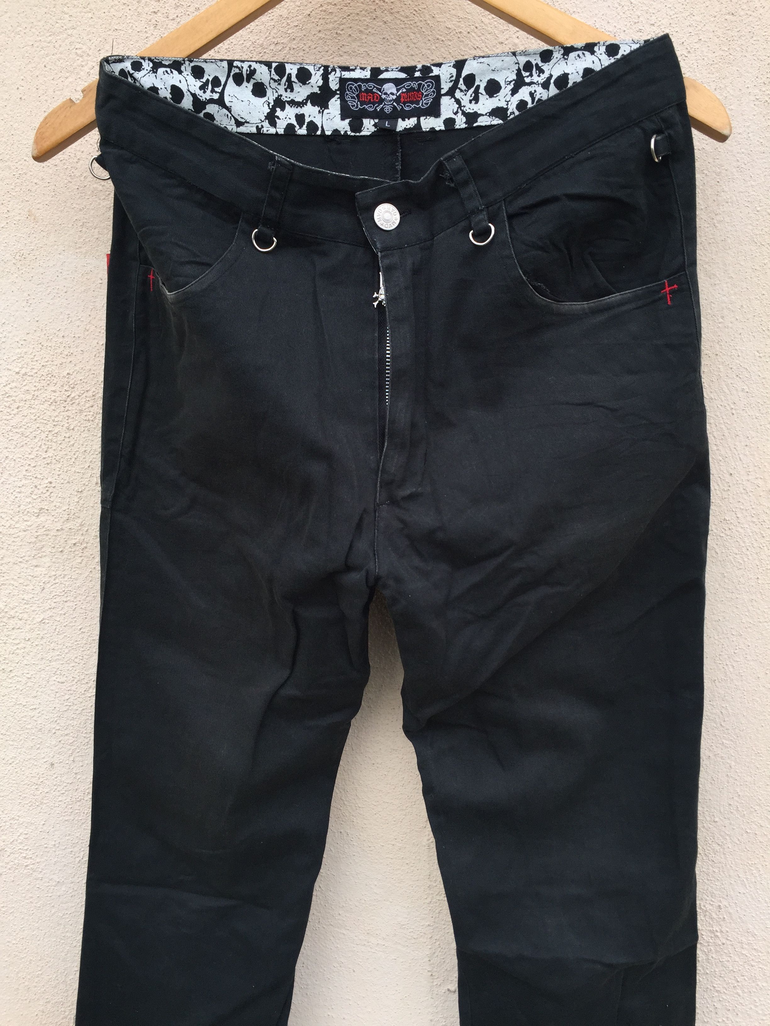 Japanese Brand MAD PUNK Bondage Pants Seditionaries Size US 28 / EU 44 - 3 Thumbnail