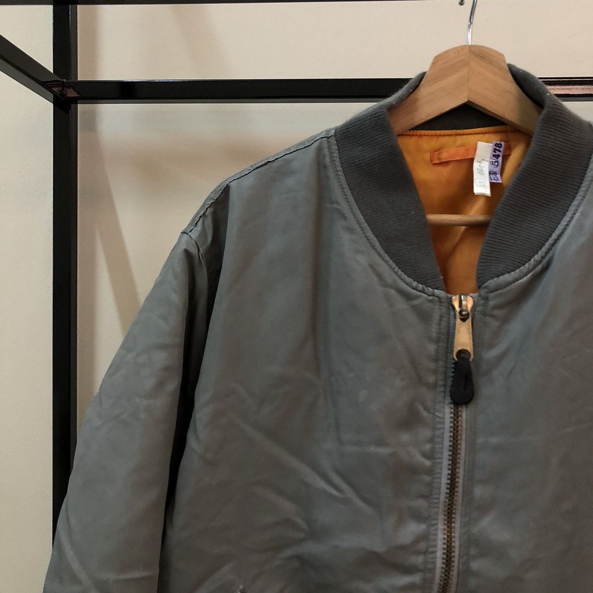 Vintage VINTAGE REVERSIBLE BOMBER JACKET MILITARY MA-1 DESIGN Size US M / EU 48-50 / 2 - 6 Thumbnail