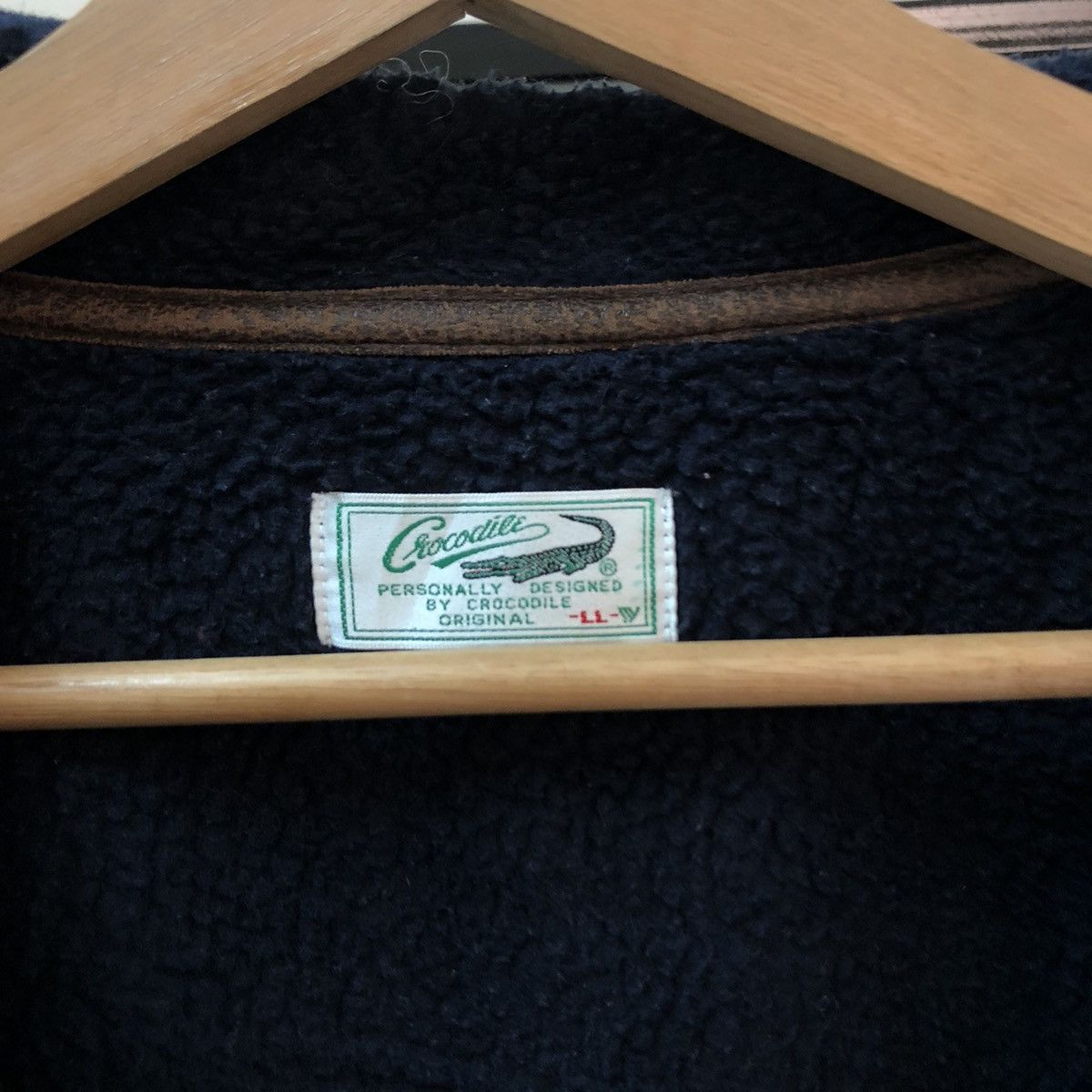 Japanese Brand VINTAGE B3 FLEECE JACKET CROCODILE JAPAN MADE Size US L / EU 52-54 / 3 - 10 Thumbnail
