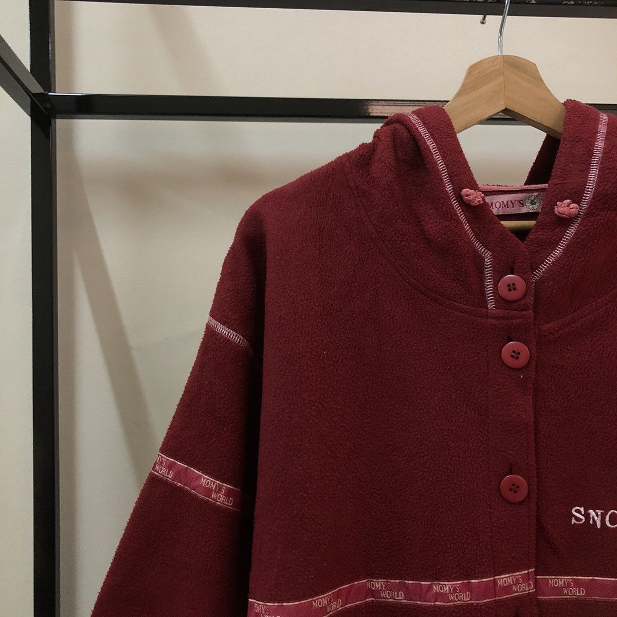 Japanese Brand VINTAGE MOMY'S WORLD FLEECE JACKET ISSEY MIYAKE STYLE Size US L / EU 52-54 / 3 - 6 Thumbnail