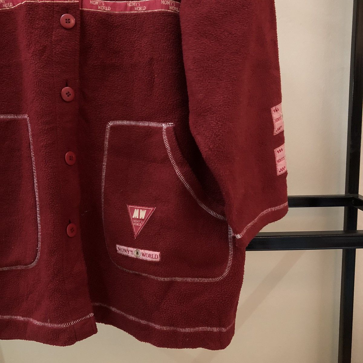 Japanese Brand VINTAGE MOMY'S WORLD FLEECE JACKET ISSEY MIYAKE STYLE Size US L / EU 52-54 / 3 - 4 Thumbnail