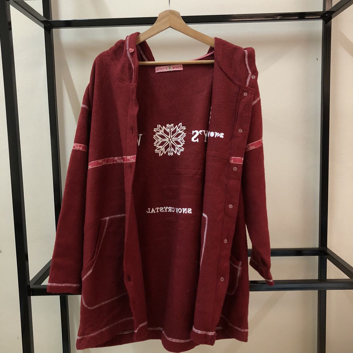 Japanese Brand VINTAGE MOMY'S WORLD FLEECE JACKET ISSEY MIYAKE STYLE Size US L / EU 52-54 / 3 - 9 Thumbnail