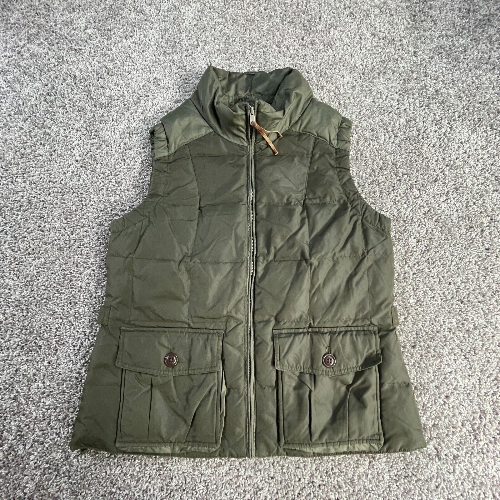 Veste Eddie Bauer Femme Verte – Coupe-vent Légère Avec Capuche, Taille M, état Impeccable