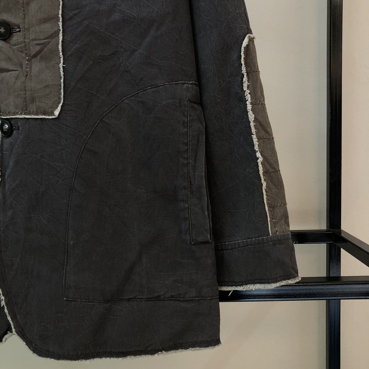 Japanese Brand VINTAGE PATCH WORK JACKET INSPIRED ISSEY MIYAKE JAPAN Size US M / EU 48-50 / 2 - 6 Thumbnail