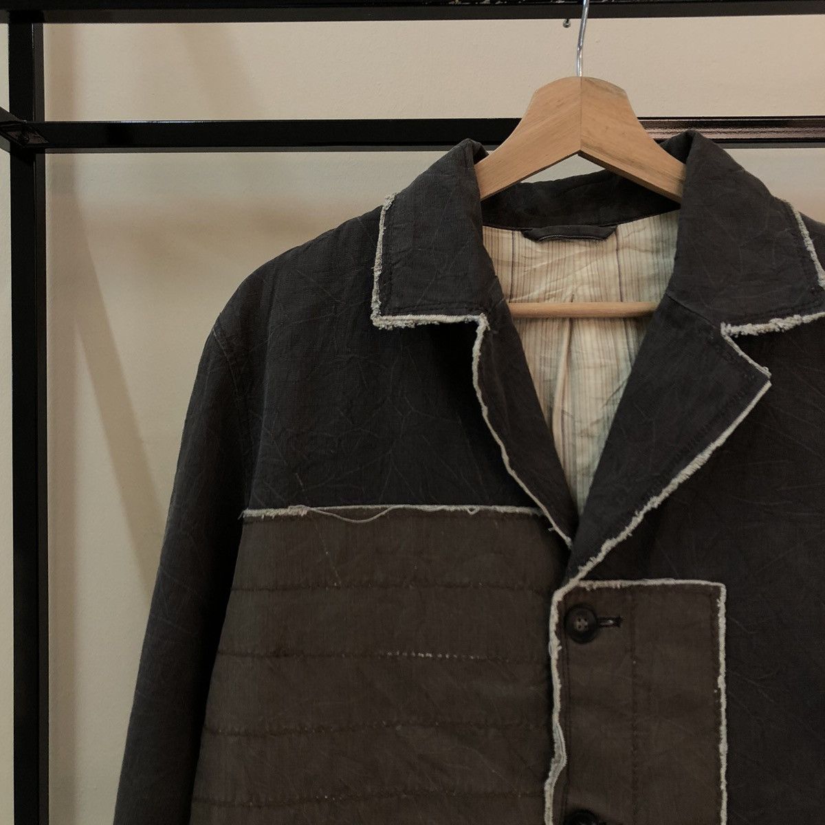 Japanese Brand VINTAGE PATCH WORK JACKET INSPIRED ISSEY MIYAKE JAPAN Size US M / EU 48-50 / 2 - 4 Thumbnail