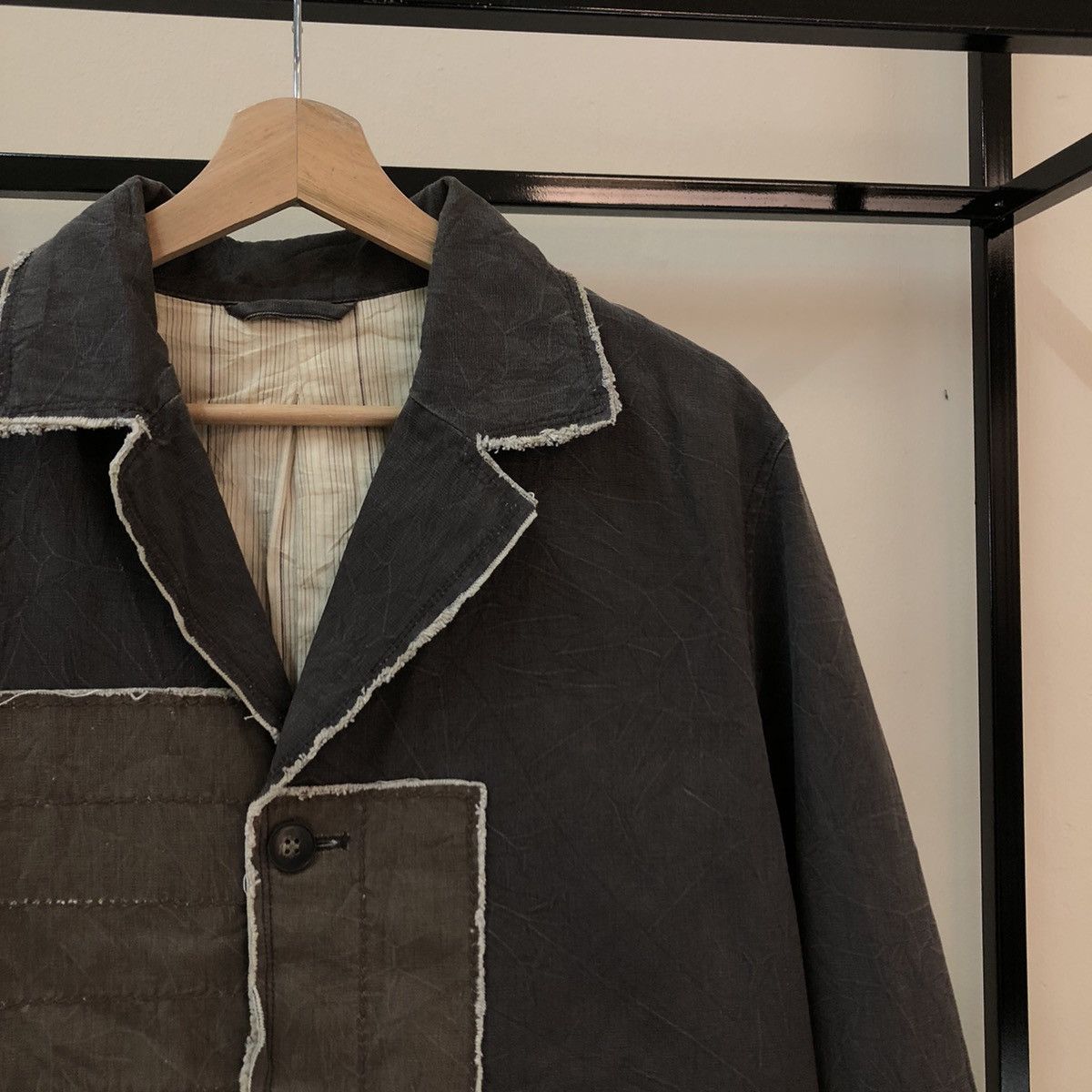 Japanese Brand VINTAGE PATCH WORK JACKET INSPIRED ISSEY MIYAKE JAPAN Size US M / EU 48-50 / 2 - 3 Thumbnail