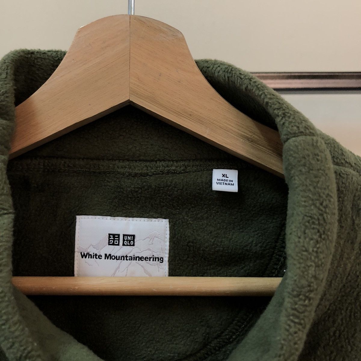 Japanese Brand RARE FLEECE JACKET WHITE MOUNTAINEERING UNIQLO JAPAN MADE Size US XL / EU 56 / 4 - 6 Thumbnail