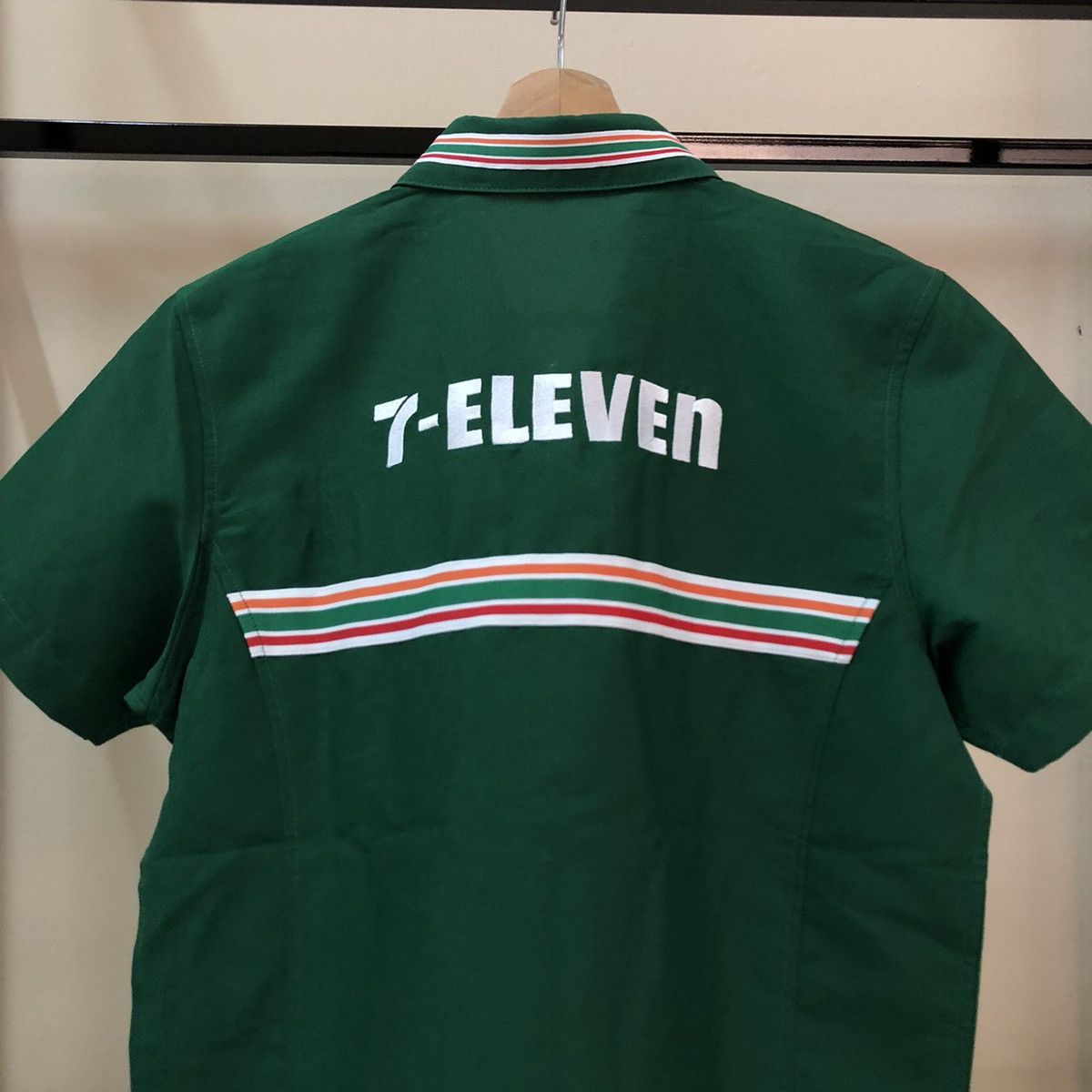Japanese Brand VINTAGE WORKER JACKET 7-ELEVEN JAPAN BIG LOGO Size US M / EU 48-50 / 2 - 8 Thumbnail