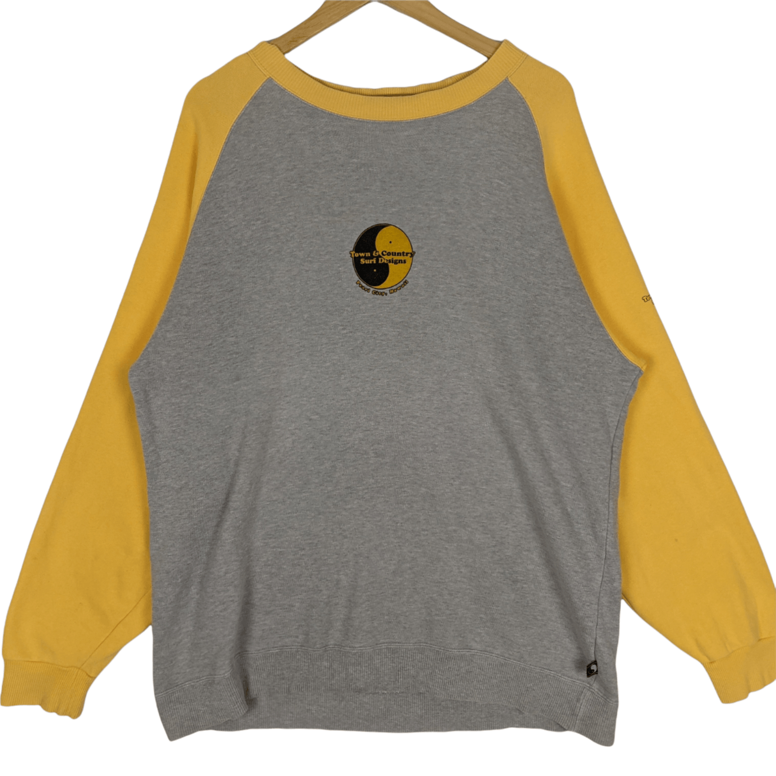 Japanese Brand TOWN & COUNTRY T&C Surf Designs Big Logo Jumper Sweatshirt Size US XL / EU 56 / 4 - 6 Thumbnail