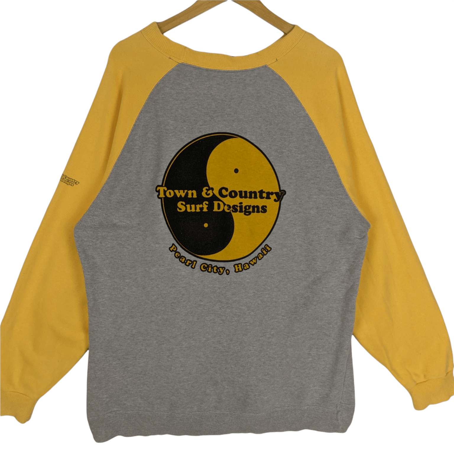 Japanese Brand TOWN & COUNTRY T&C Surf Designs Big Logo Jumper Sweatshirt Size US XL / EU 56 / 4 - 2 Thumbnail