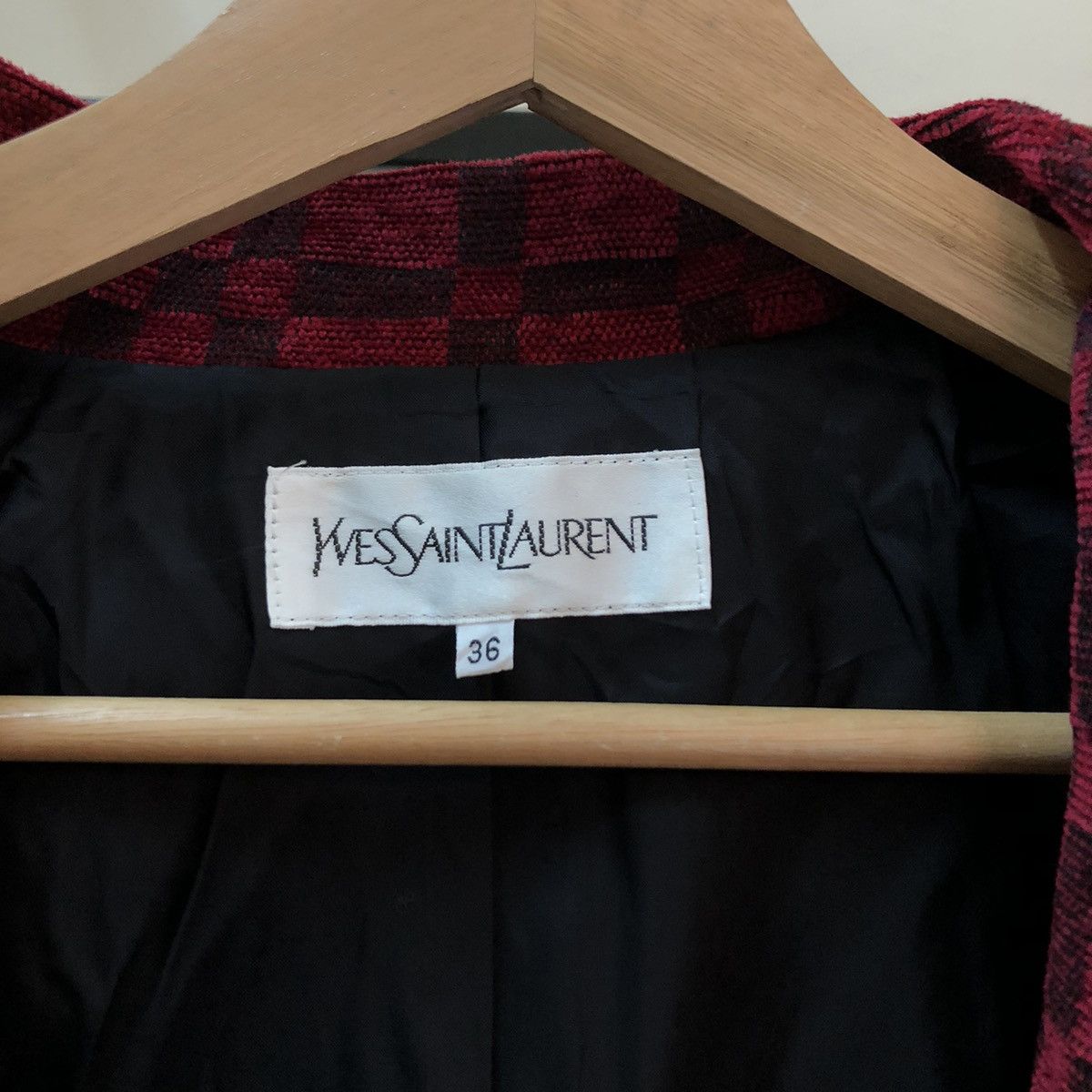 Yves Saint Laurent VERY RARE CROPPED COAT JACKET YVES SAINT LAURENT Size XS / US 0-2 / IT 36-38 - 7 Thumbnail