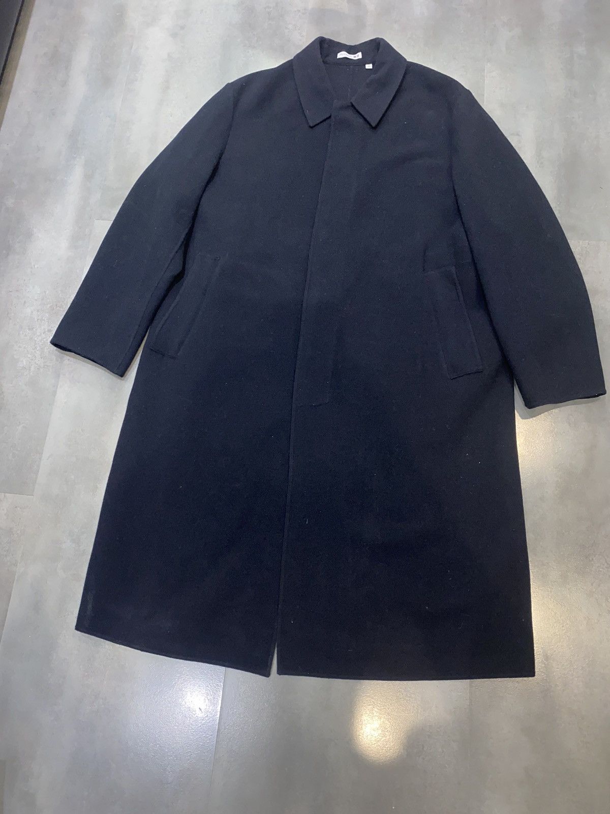 JW Anderson SS20 J.W Anderson X Uniqlo Military Dark Navy Wool Coat Size US XL / EU 56 / 4 - 11 Thumbnail