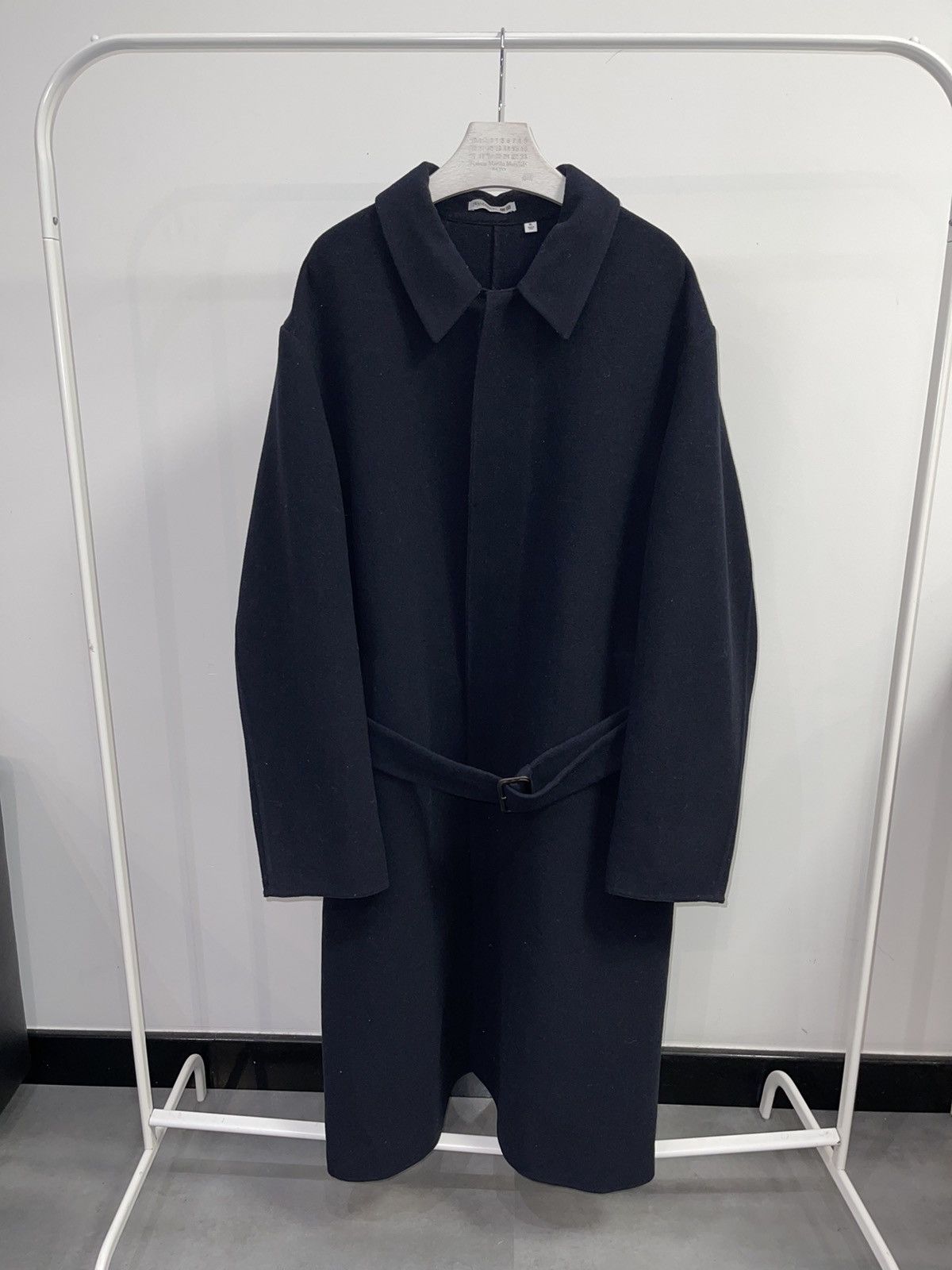 JW Anderson SS20 J.W Anderson X Uniqlo Military Dark Navy Wool Coat Size US XL / EU 56 / 4 - 3 Thumbnail