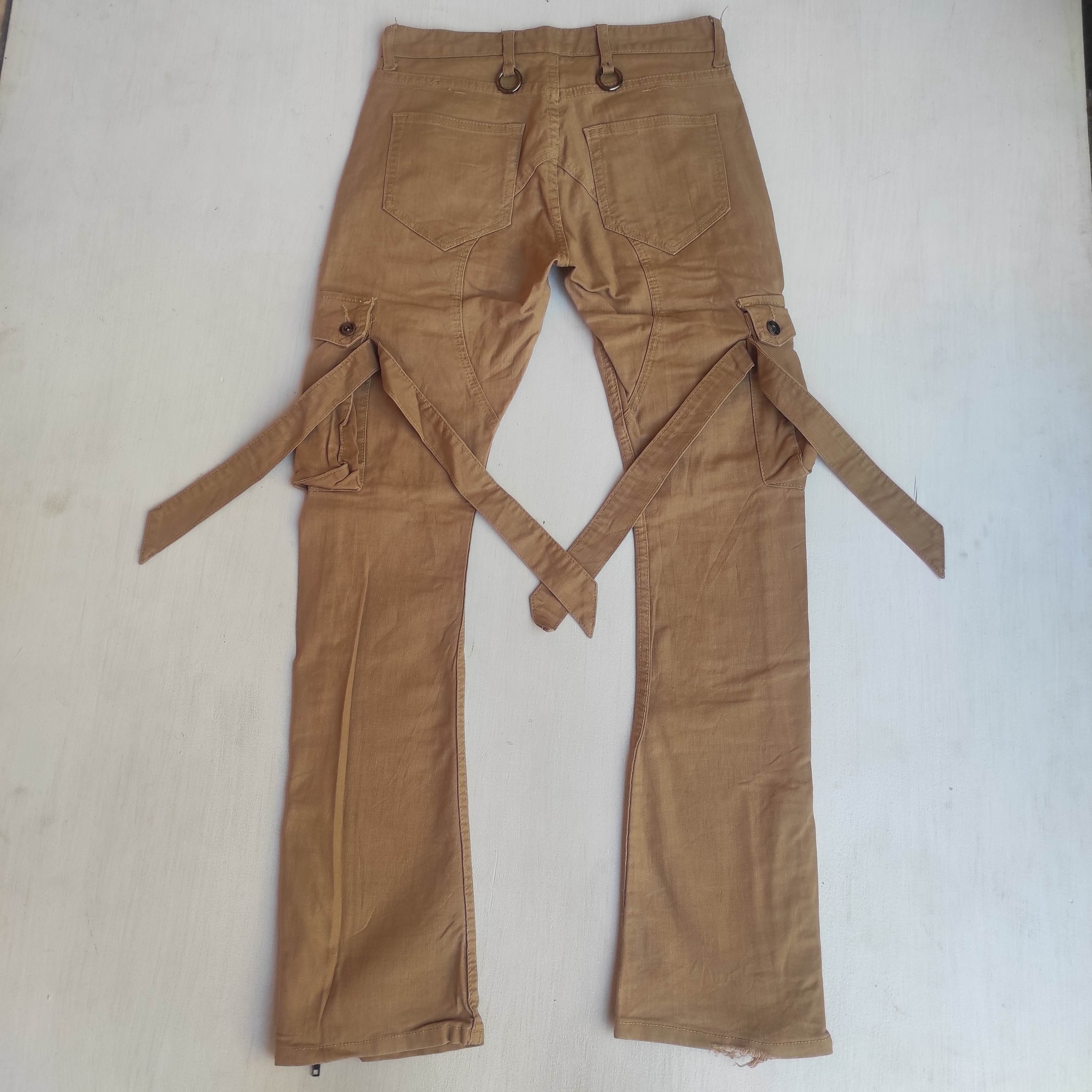 Hysteric Glamour OPEN ARMS Bondage Cargo Flare pants Size US 30 / EU 46 - 13 Thumbnail