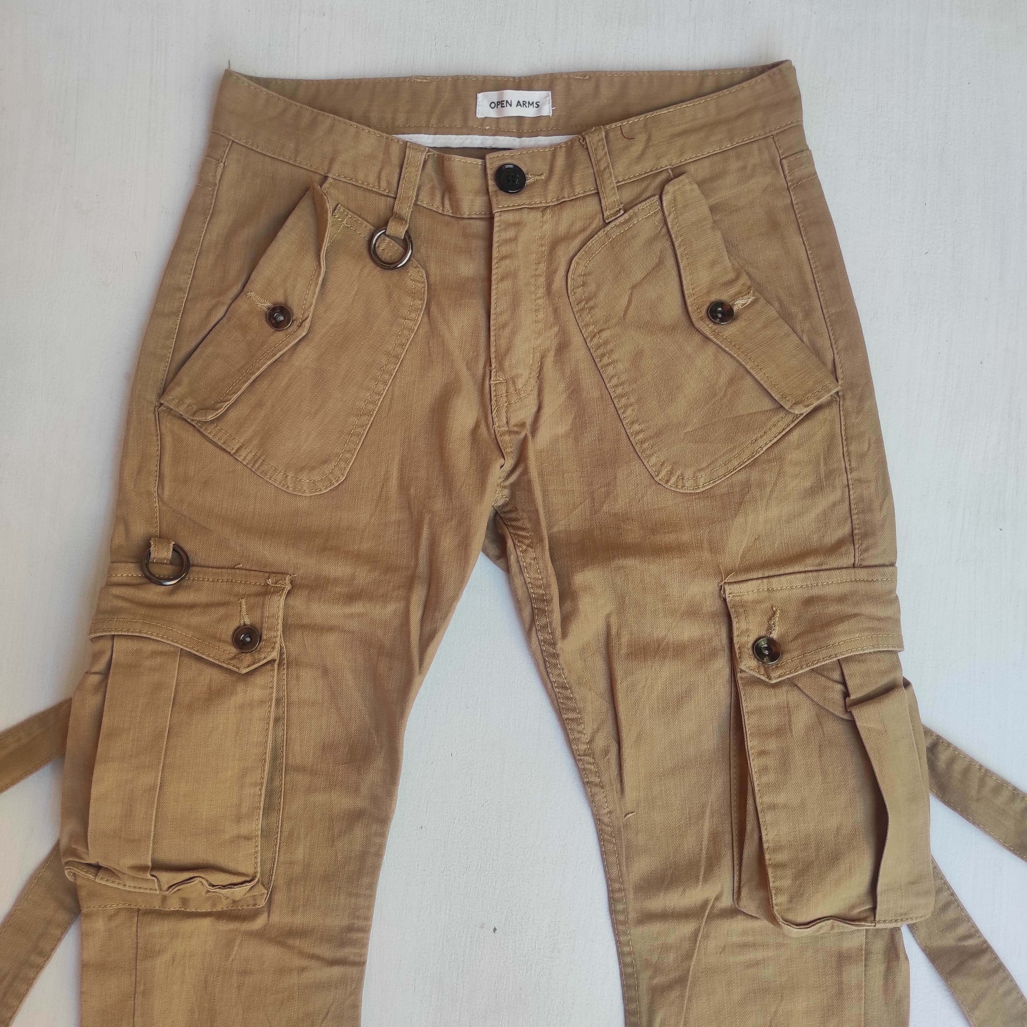Hysteric Glamour OPEN ARMS Bondage Cargo Flare pants Size US 30 / EU 46 - 2 Thumbnail