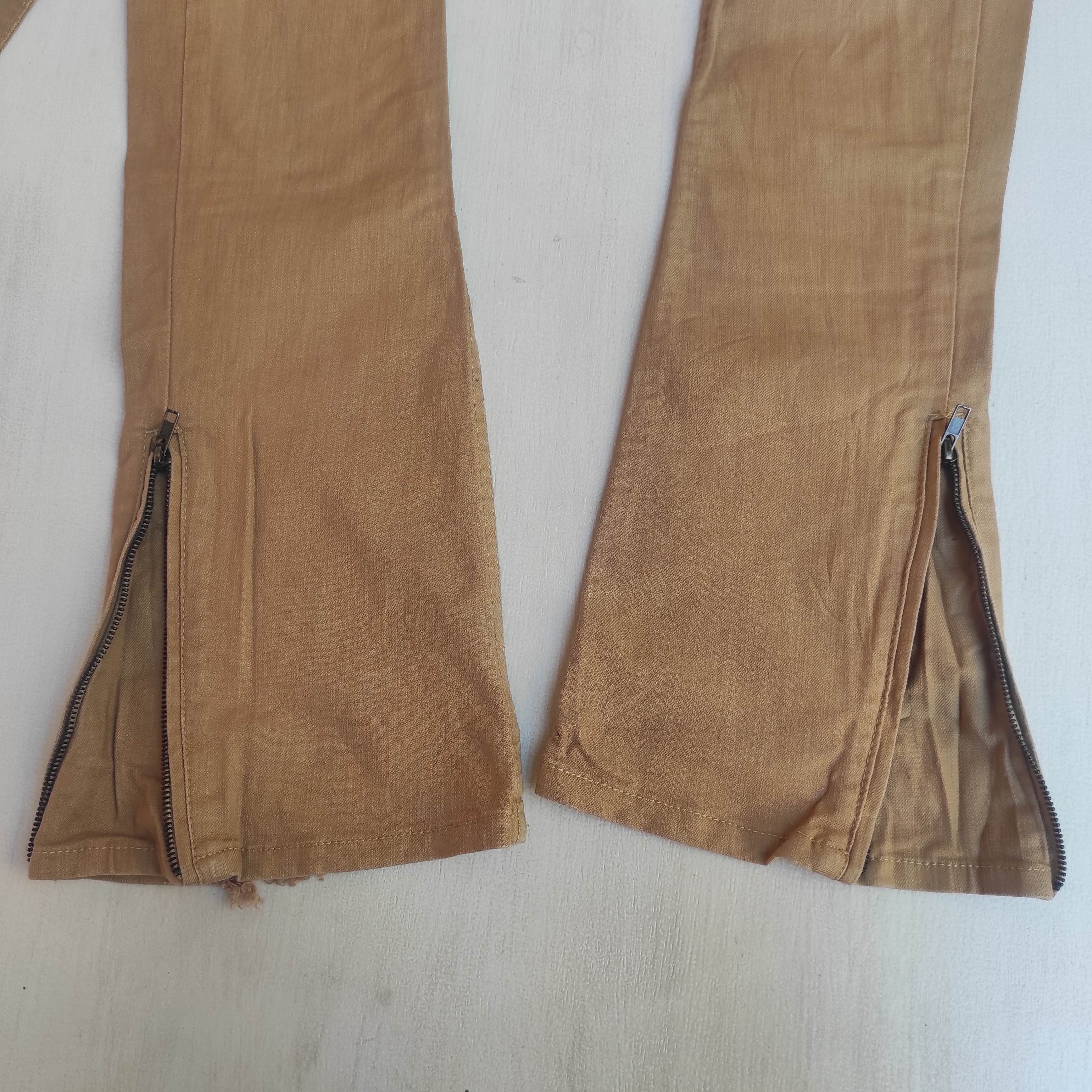 Hysteric Glamour OPEN ARMS Bondage Cargo Flare pants Size US 30 / EU 46 - 11 Thumbnail