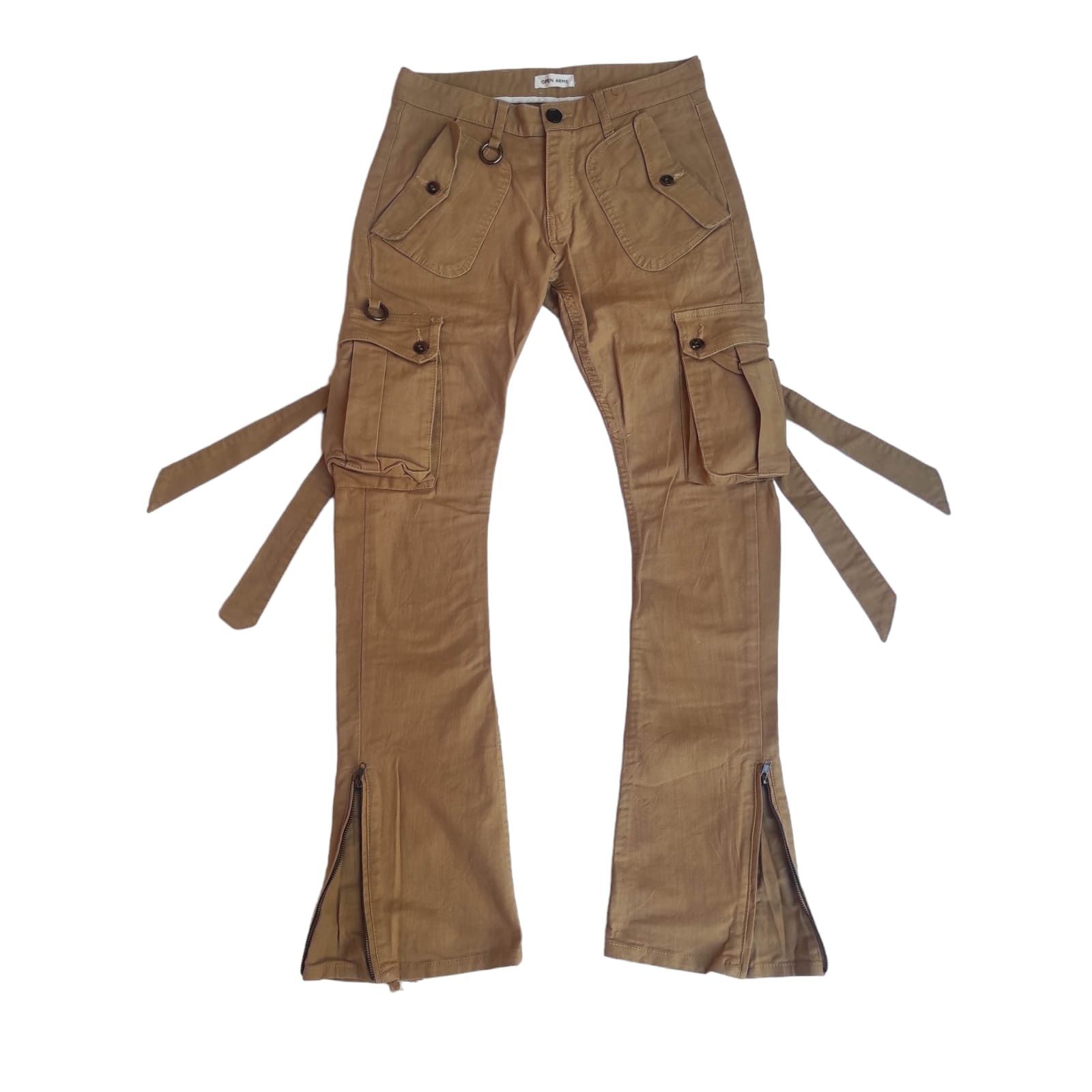 Hysteric Glamour OPEN ARMS Bondage Cargo Flare pants Size US 30 / EU 46 - 1 Thumbnail