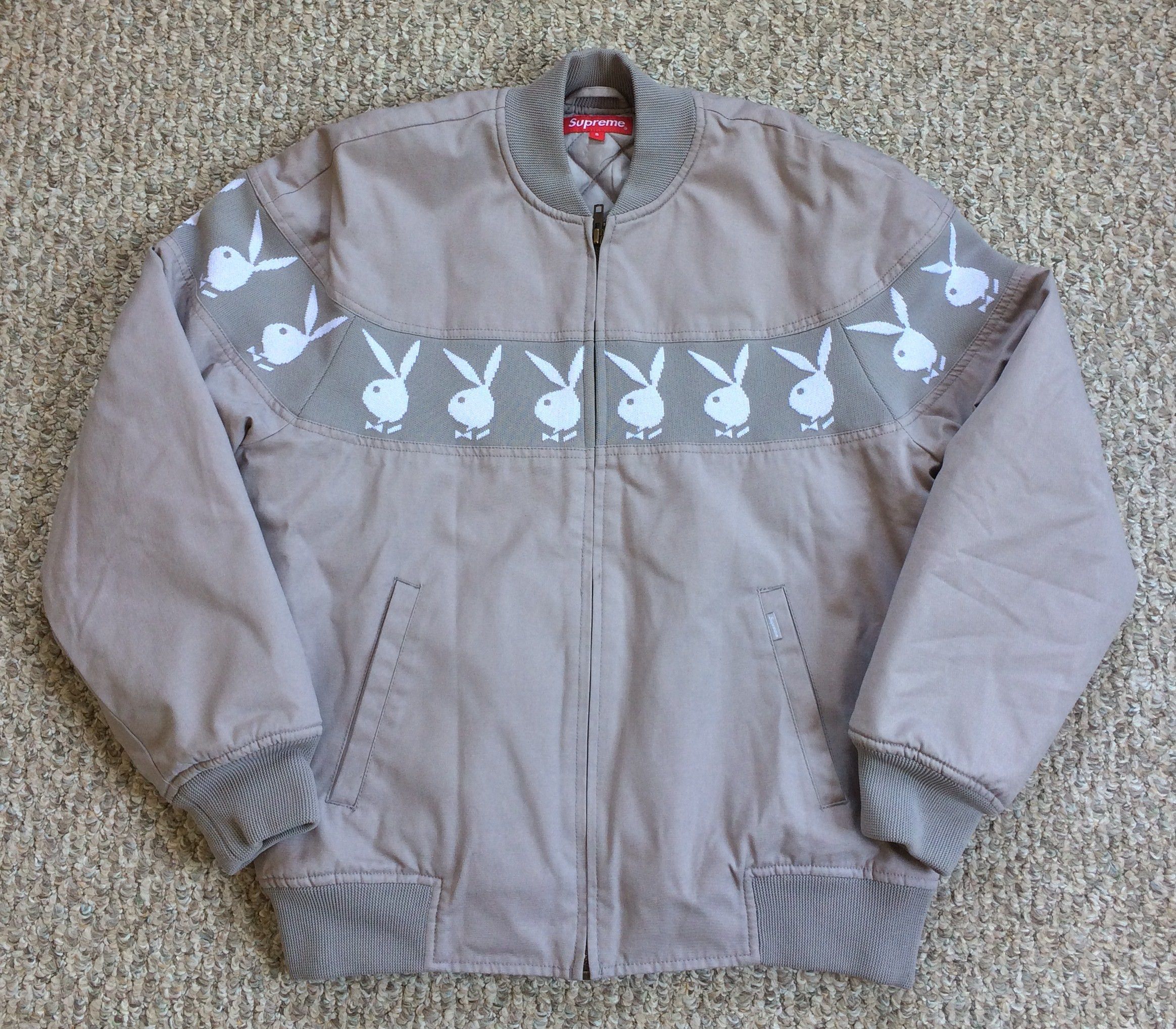 Supreme S/S 2019 Supreme x Playboy Crew Jacket size small | Grailed