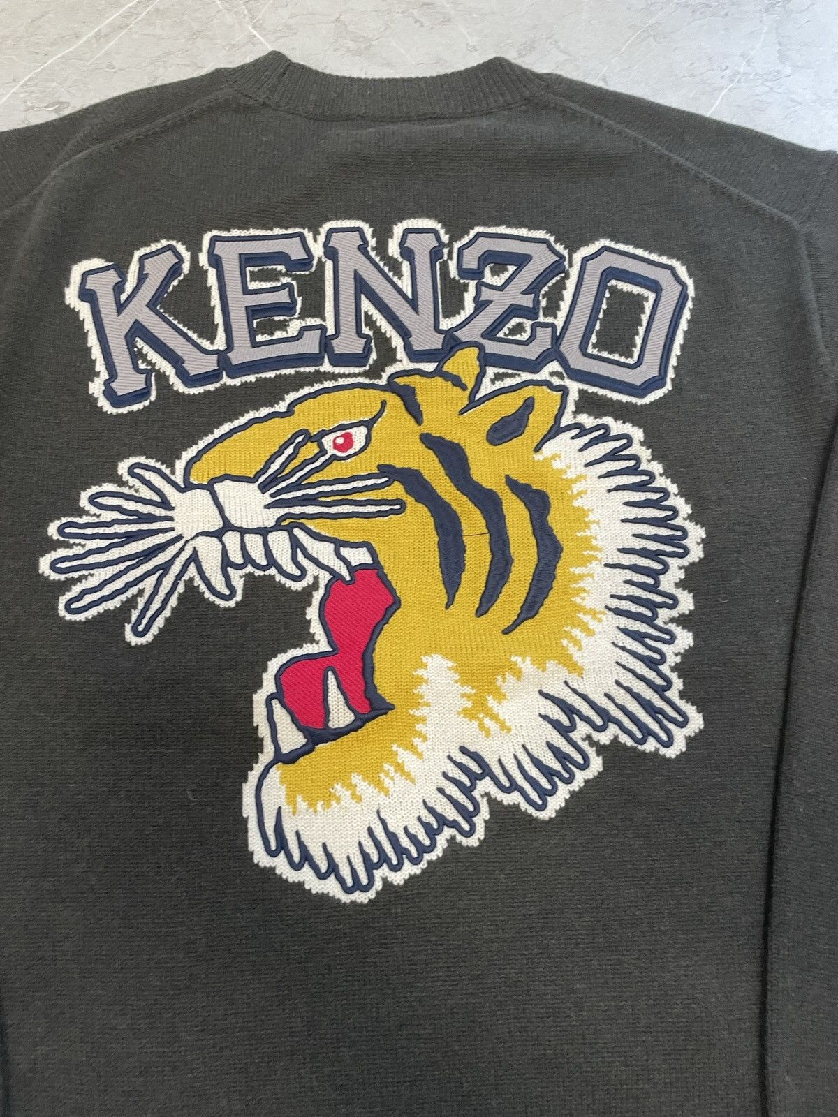 Kenzo Kenzo tiger knit sweater M Size US M / EU 48-50 / 2 - 2 Thumbnail