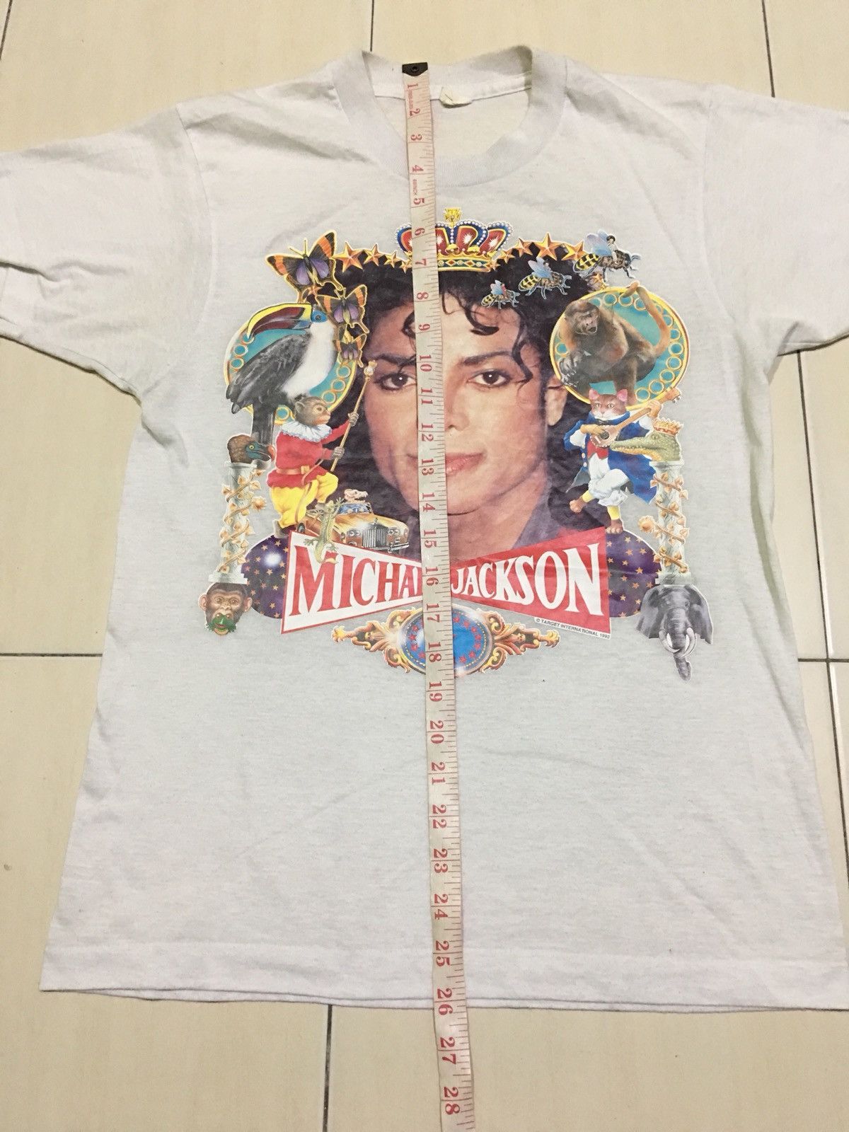 Band Tees Vintage Michael Jackson King Of Pop History Tour shirt Size US M / EU 48-50 / 2 - 7 Thumbnail
