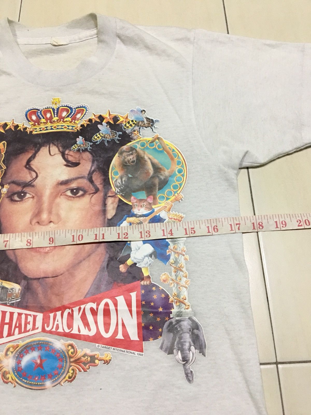 Band Tees Vintage Michael Jackson King Of Pop History Tour shirt Size US M / EU 48-50 / 2 - 6 Thumbnail