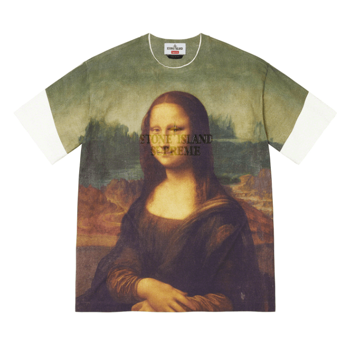 Supreme Supreme Stone Island S/S Top Mona Lisa xLarge tee | Grailed