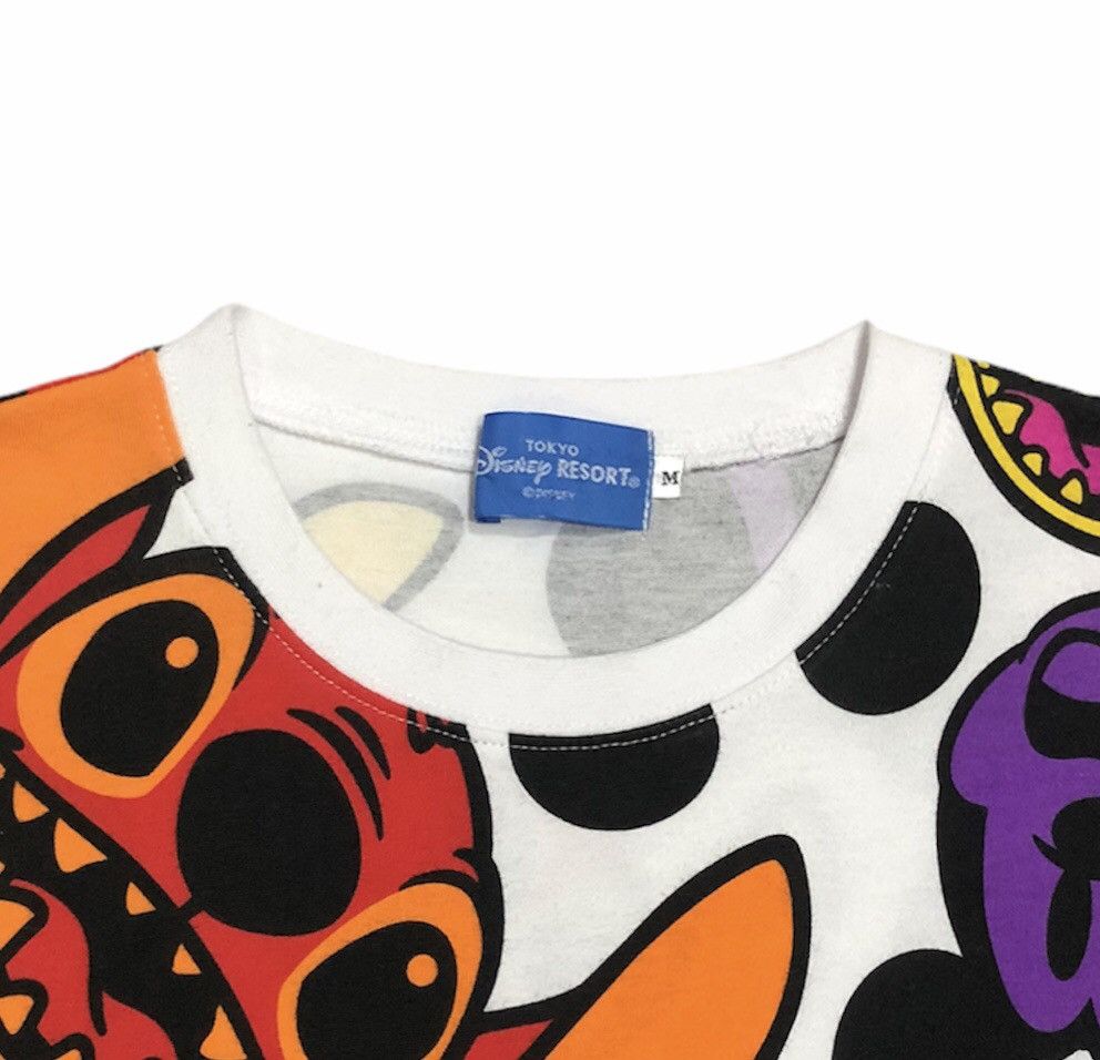 Cartoon Network Mickey Stitch T-shirt Disney ResortTDR Disneysea Disneyland Size US M / EU 48-50 / 2 - 9 Thumbnail