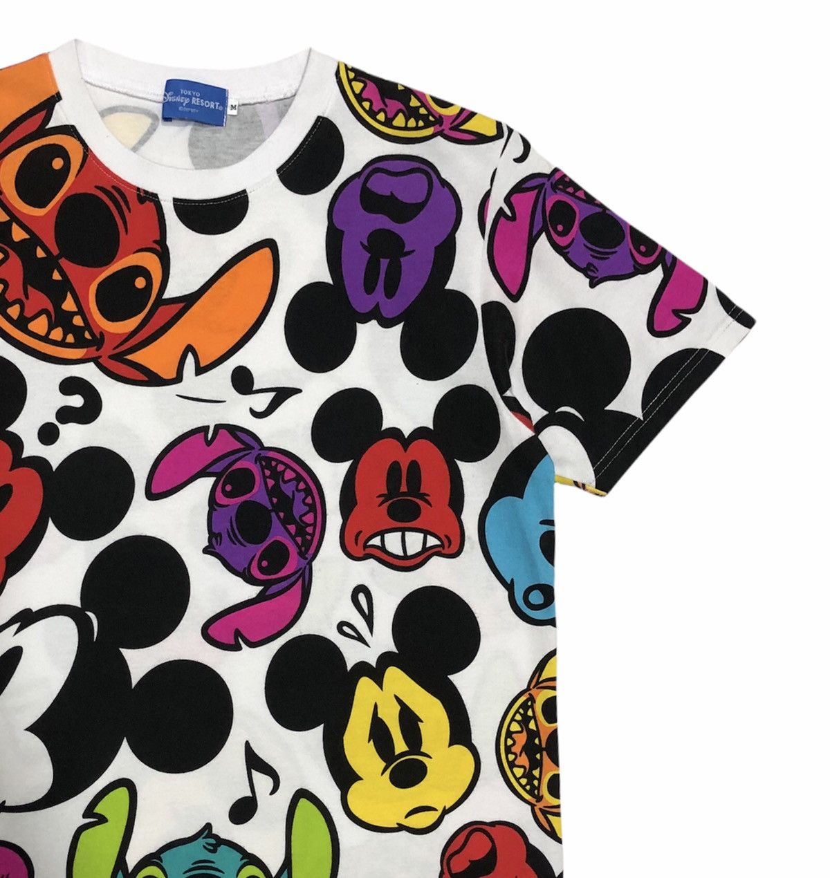Cartoon Network Mickey Stitch T-shirt Disney ResortTDR Disneysea Disneyland Size US M / EU 48-50 / 2 - 5 Thumbnail