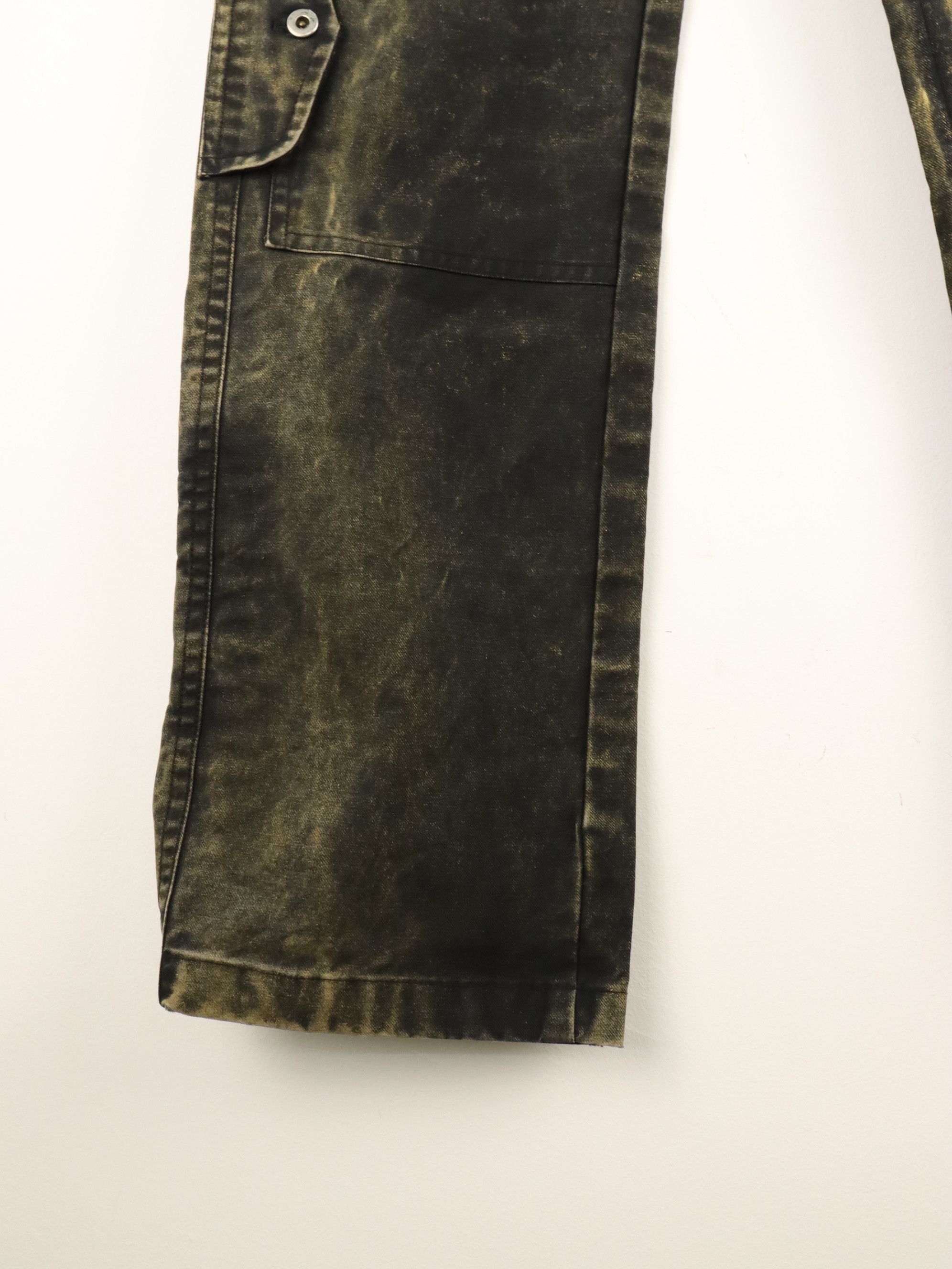 Genetic Manipulation Shinichiro Kuriya GENETIC MANIPULATION Acid Wash Ankle Zipper Pant Size US 31 - 12 Thumbnail