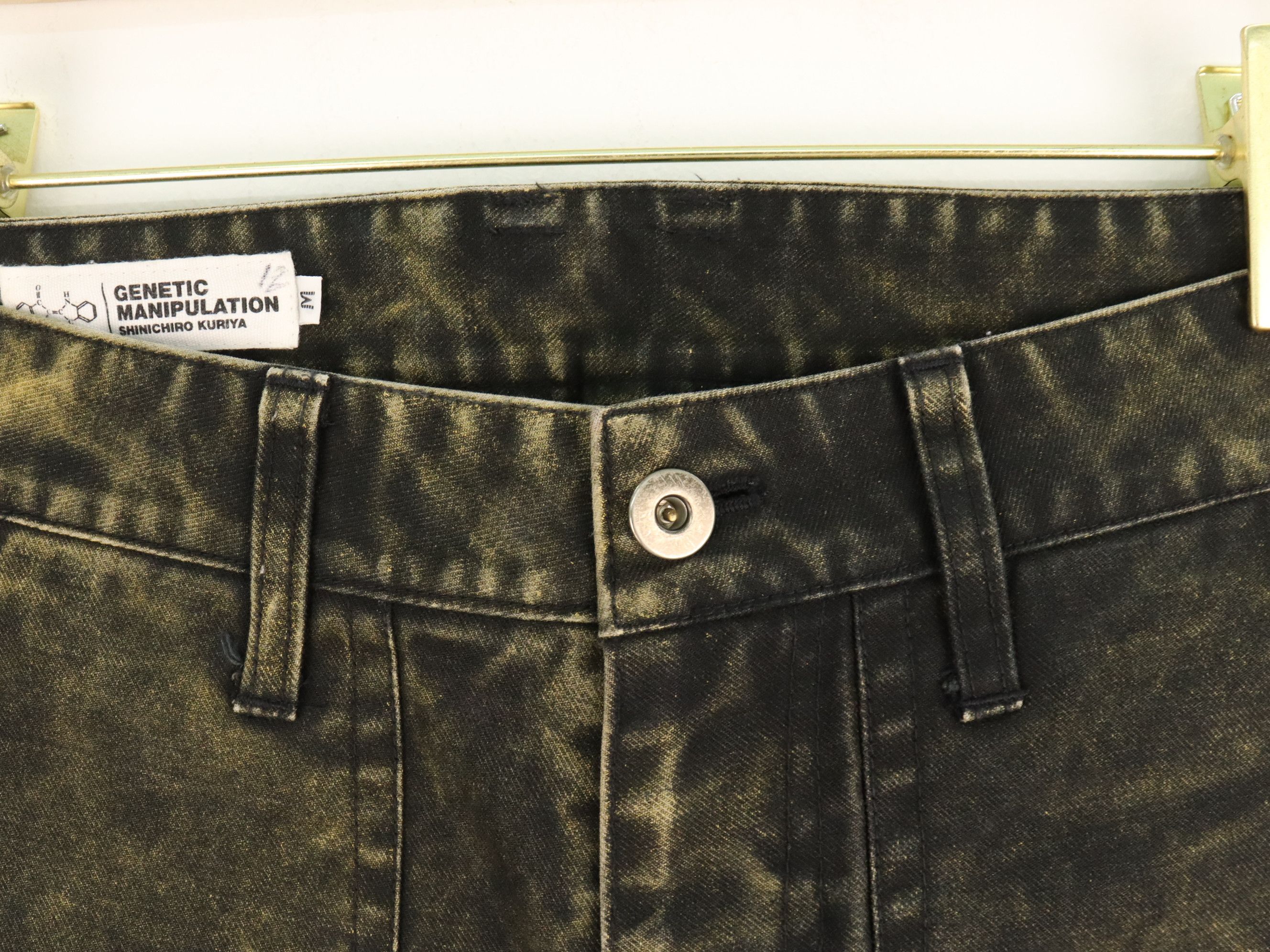 Genetic Manipulation Shinichiro Kuriya GENETIC MANIPULATION Acid Wash Ankle Zipper Pant Size US 31 - 5 Thumbnail