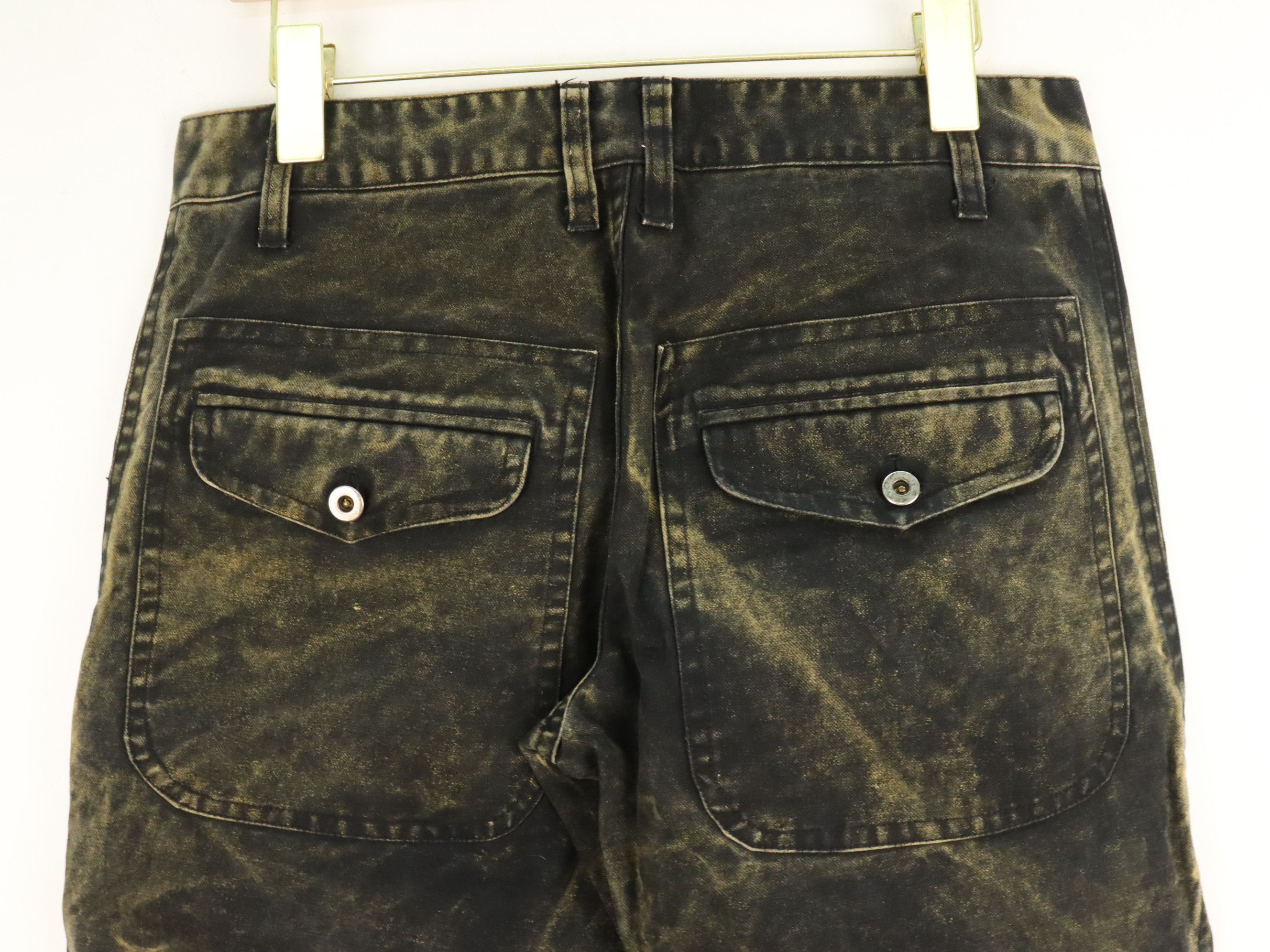 Genetic Manipulation Shinichiro Kuriya GENETIC MANIPULATION Acid Wash Ankle Zipper Pant Size US 31 - 6 Thumbnail