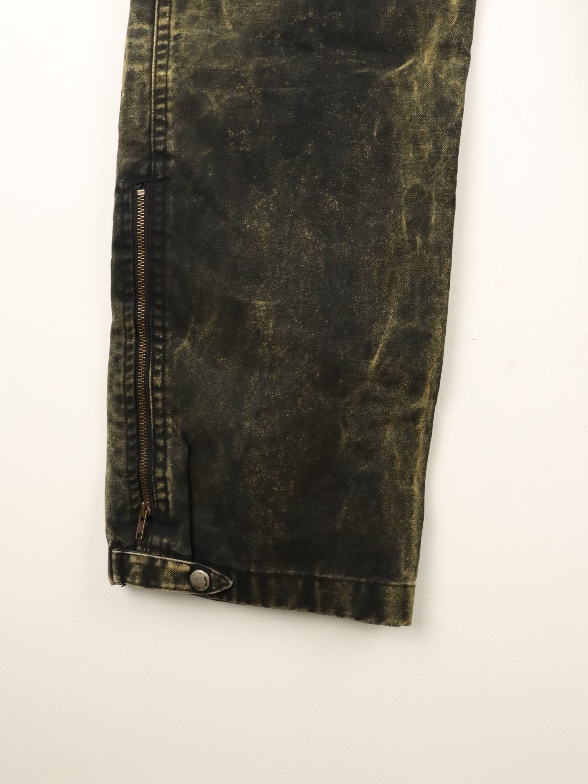 Genetic Manipulation Shinichiro Kuriya GENETIC MANIPULATION Acid Wash Ankle Zipper Pant Size US 31 - 13 Thumbnail