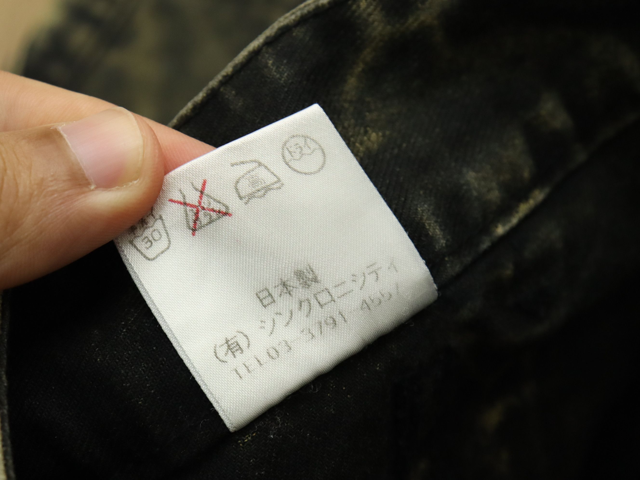 Genetic Manipulation Shinichiro Kuriya GENETIC MANIPULATION Acid Wash Ankle Zipper Pant Size US 31 - 17 Thumbnail