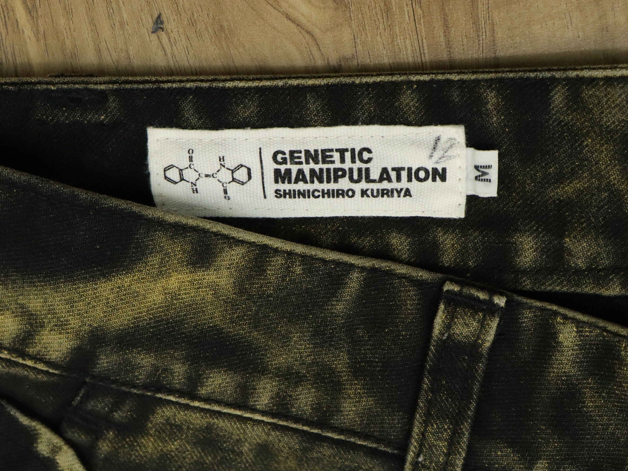 Genetic Manipulation Shinichiro Kuriya GENETIC MANIPULATION Acid Wash Ankle Zipper Pant Size US 31 - 15 Thumbnail