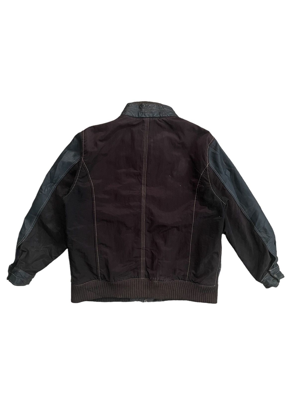 Vintage Japanese Vintage Semi Leather Bomber Style Biker Jacket Size US M / EU 48-50 / 2 - 8 Thumbnail