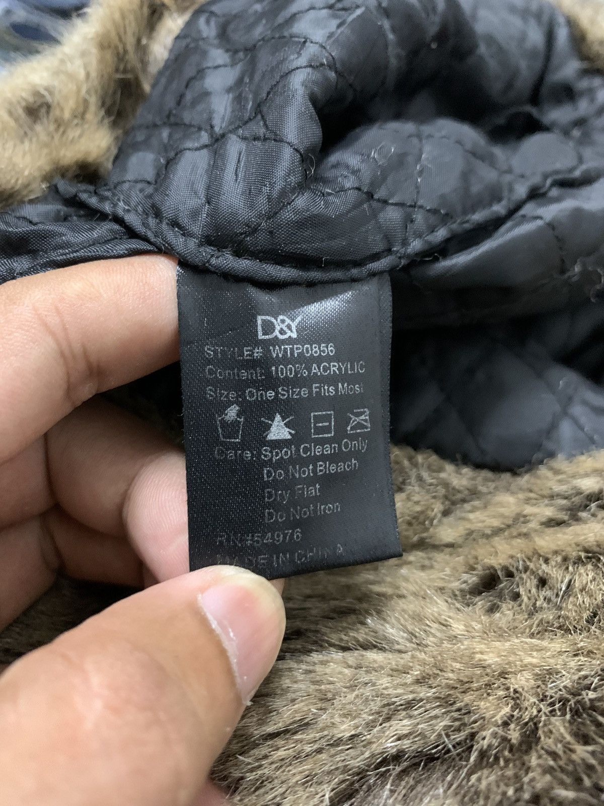 If Six Was Nine D&Y Faux Fur Flannel Ifsixwasnine Style Trapper Hat Size ONE SIZE - 9 Thumbnail
