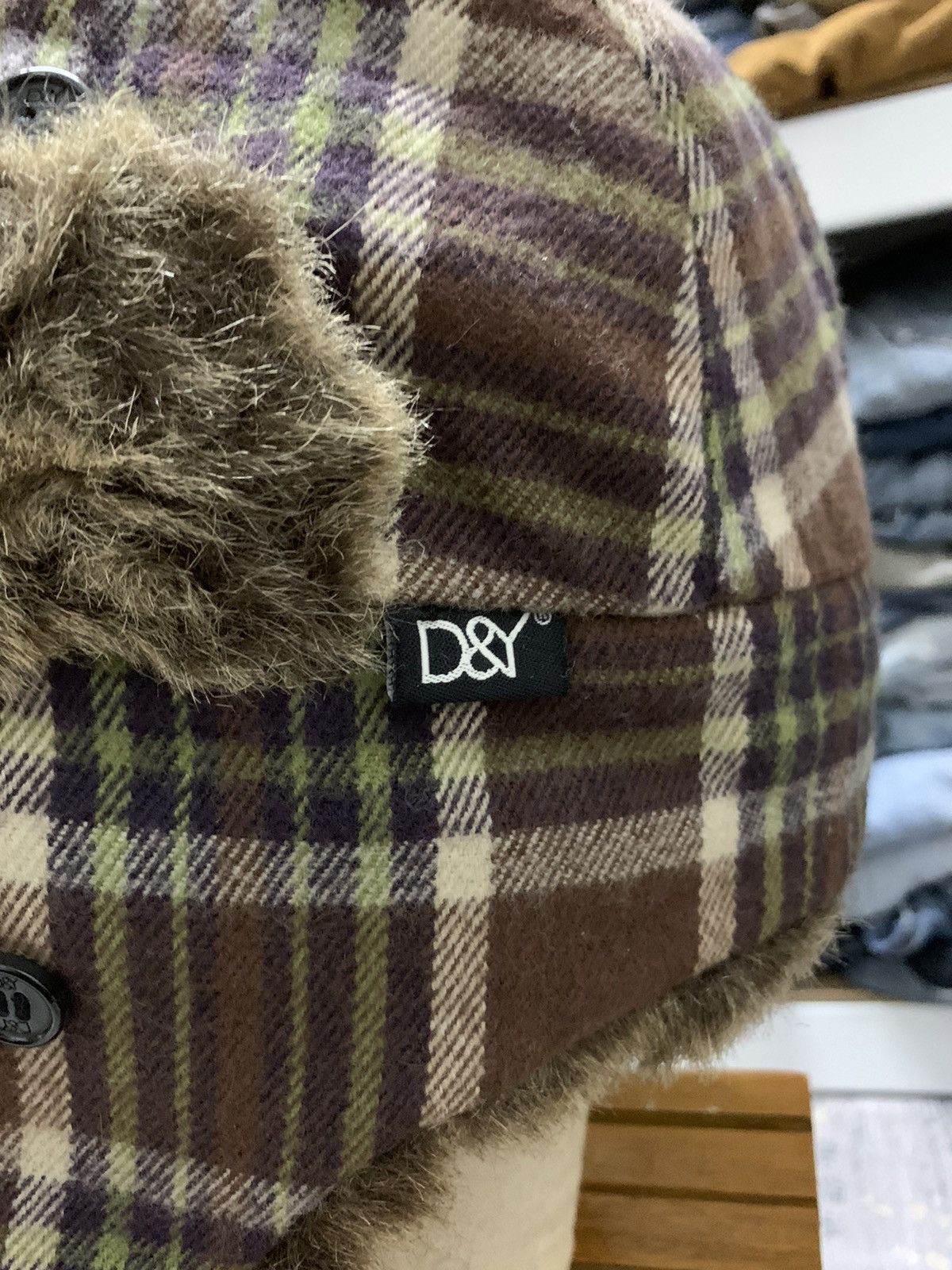 If Six Was Nine D&Y Faux Fur Flannel Ifsixwasnine Style Trapper Hat Size ONE SIZE - 6 Thumbnail