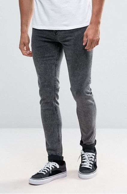 Asos stretchy skinny jeans - not parka hoodie jacket shirt Size US 34 / EU 50 - 1 Thumbnail